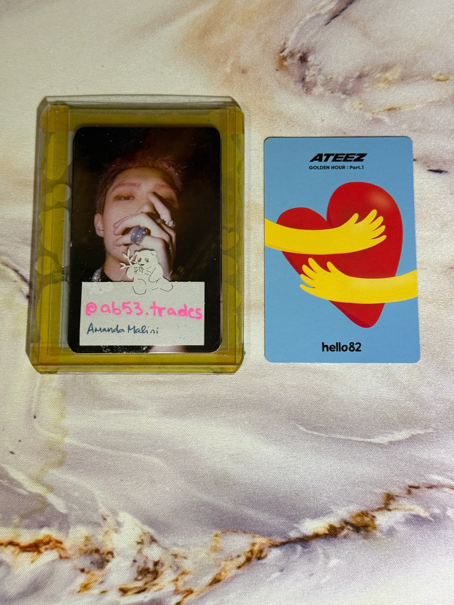 ATEEZ Hongjoong ATEEZ - Hongjoong - Golden Hour : Part.1 Album hello82 hug listing photo 2