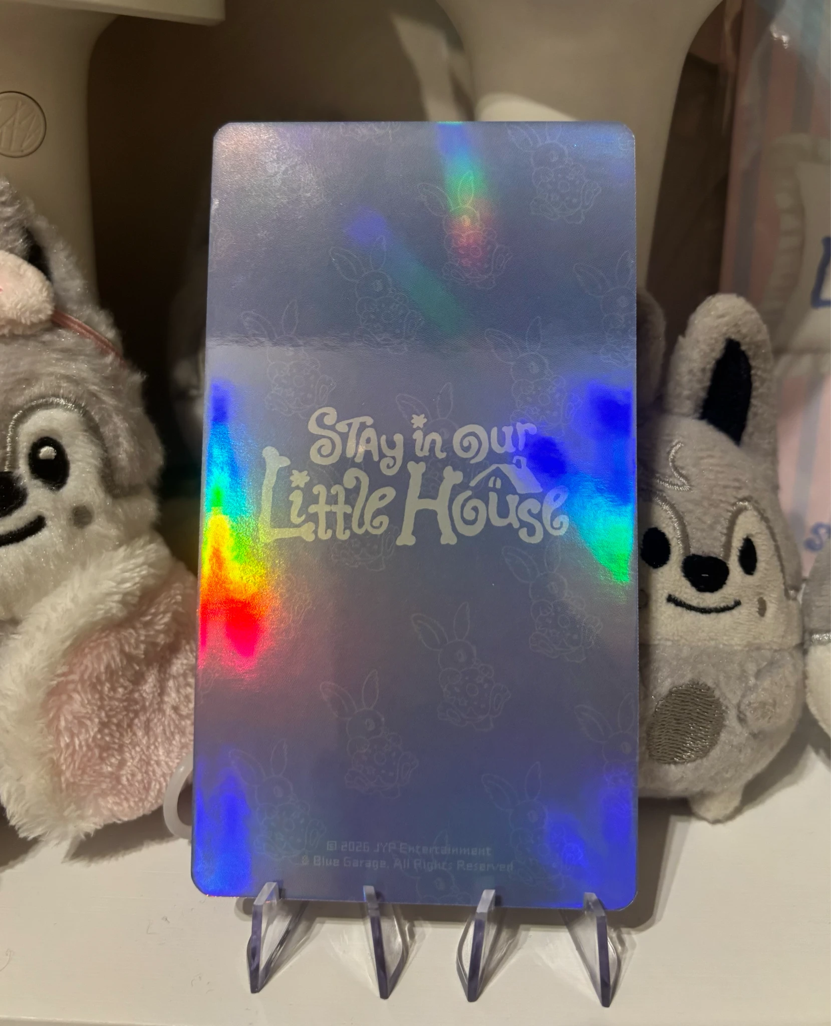 Stray Kids I.N Stray Kids - I.N - 6th Fanmeeting - STAY in Our Little House  Event non-standard size trading card holographic (hologram) listing photo 2
