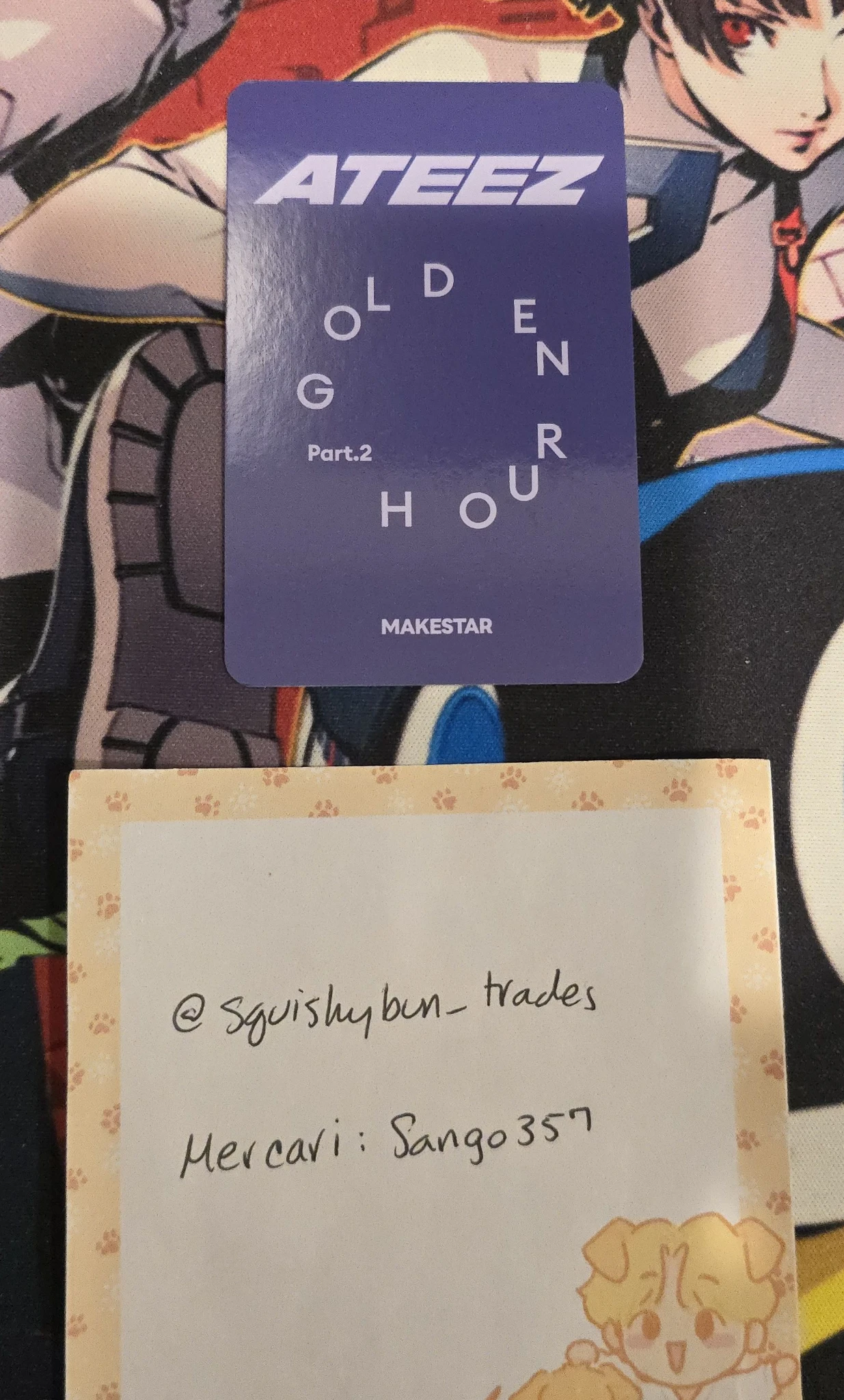 ATEEZ Yeosang ATEEZ - Yeosang - Golden Hour : Part 2 Album makestar lucky draw listing photo 2