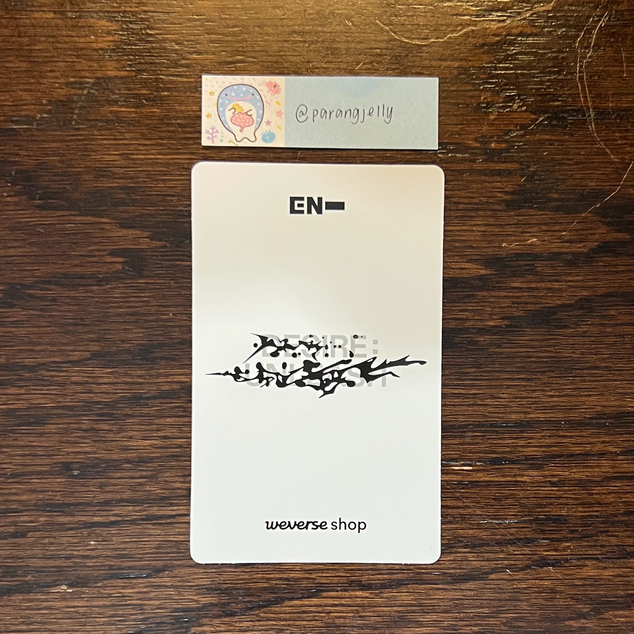 ENHYPEN Jungwon ENHYPEN - Jungwon - DESIRE: UNLEASH Album Weverse Global POB listing photo 2