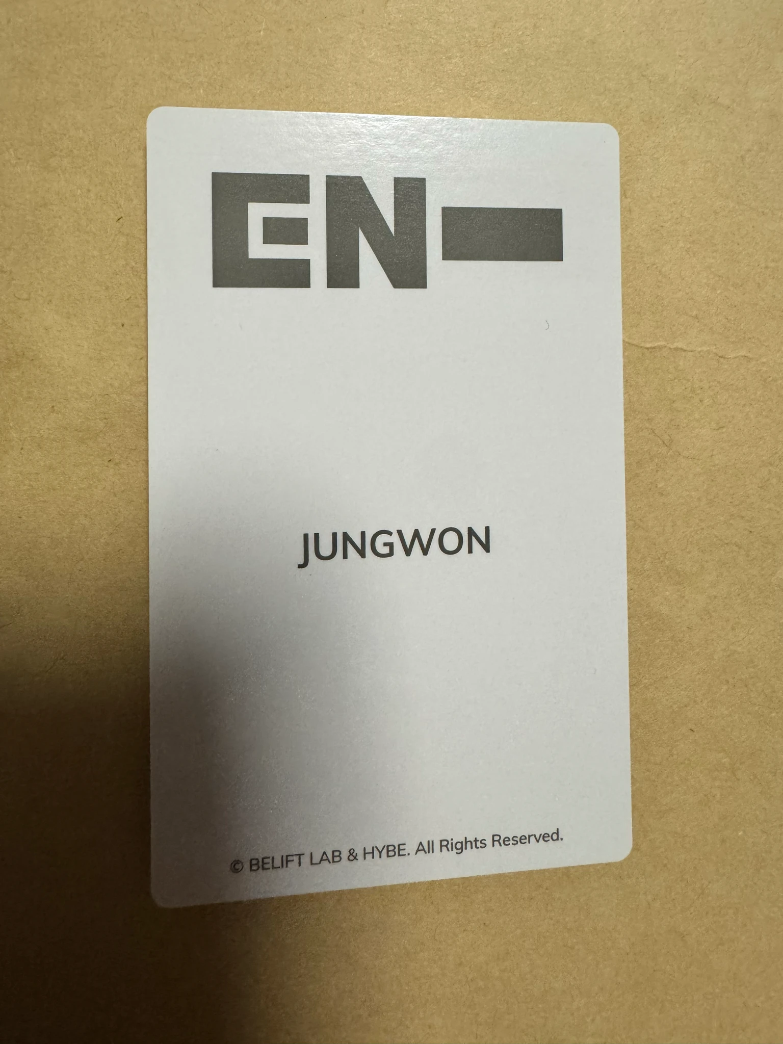 ENHYPEN Jungwon ENHYPEN - Jungwon - Official Light Stick Ver. 2 Other lightstick photocard set listing photo 2