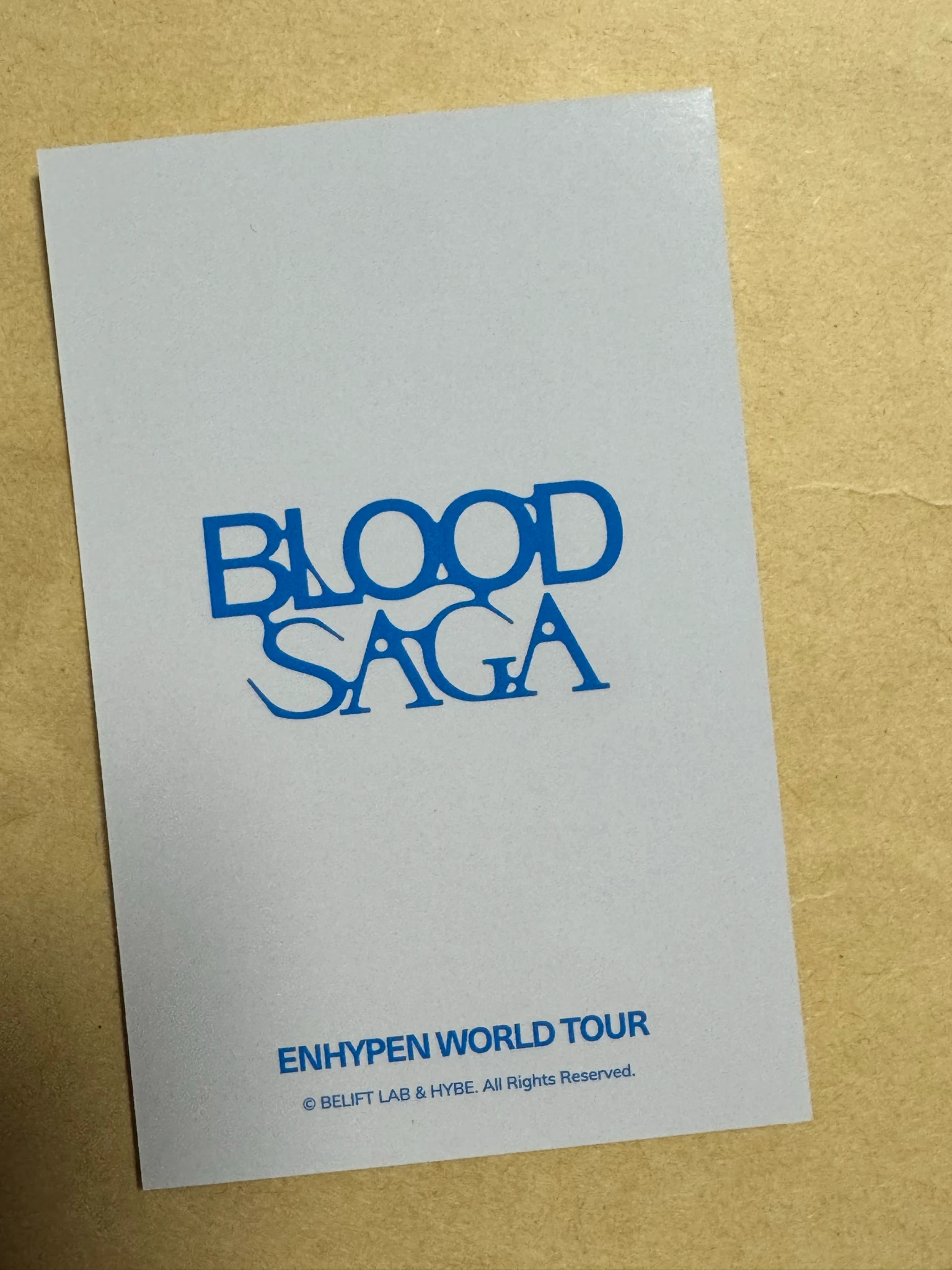 ENHYPEN Jungwon ENHYPEN - Jungwon - World Tour 'Blood Saga' Event purchase benefit listing photo 2