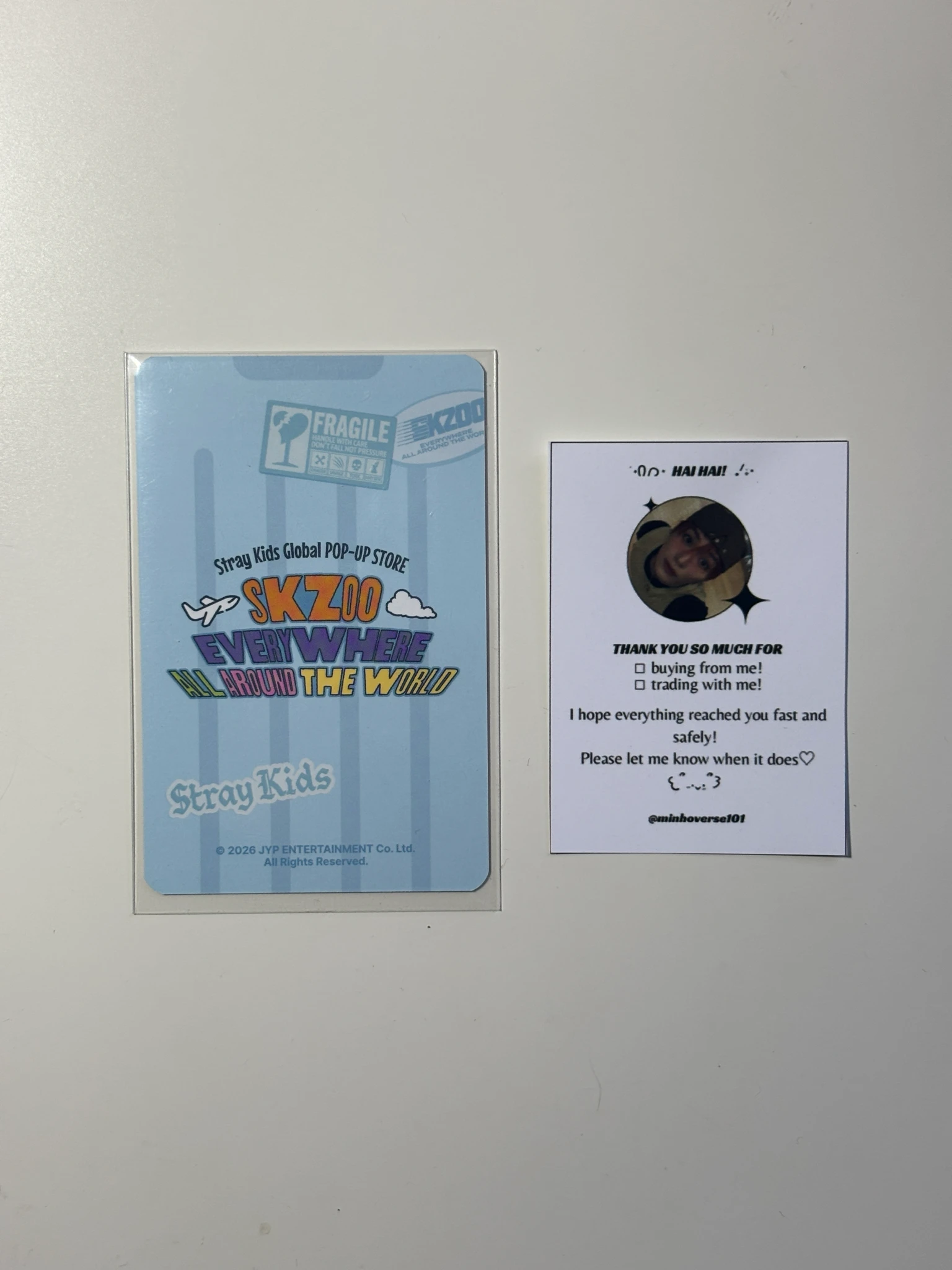 Stray Kids Changbin Stray Kids - Changbin - SKZOO EVERYWHERE ALL AROUND THE WORLD Pop-Up Store Event purchase benefit offline pop-up store listing photo 2