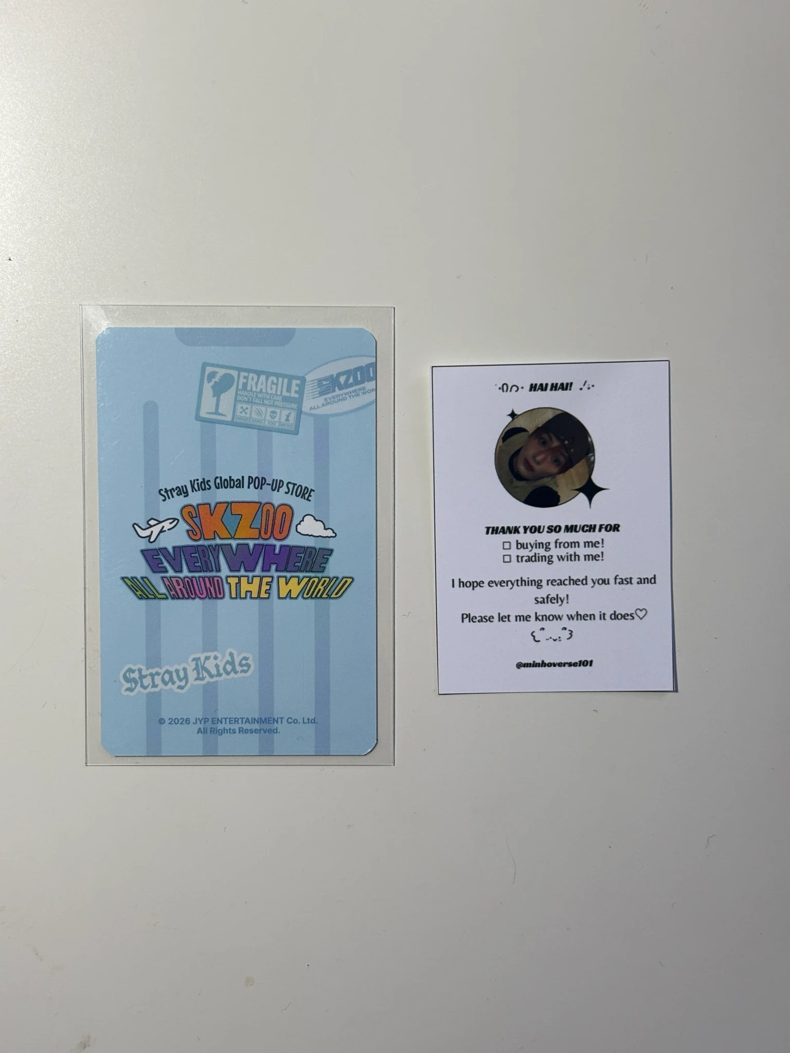 Stray Kids Seungmin Stray Kids - Seungmin - SKZOO EVERYWHERE ALL AROUND THE WORLD Pop-Up Store Event purchase benefit offline pop-up store listing photo 2