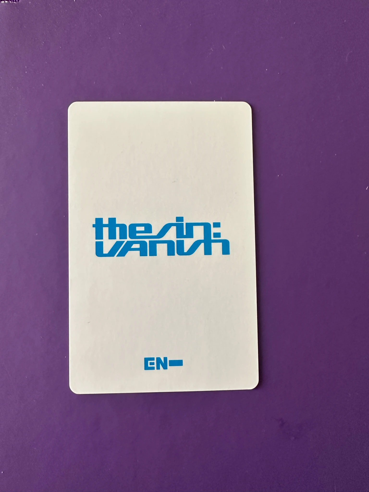 ENHYPEN Sunghoon ENHYPEN - Sunghoon - THE SIN: VANISH Album yizhiyu (yzy) lucky draw round 6 listing photo 2