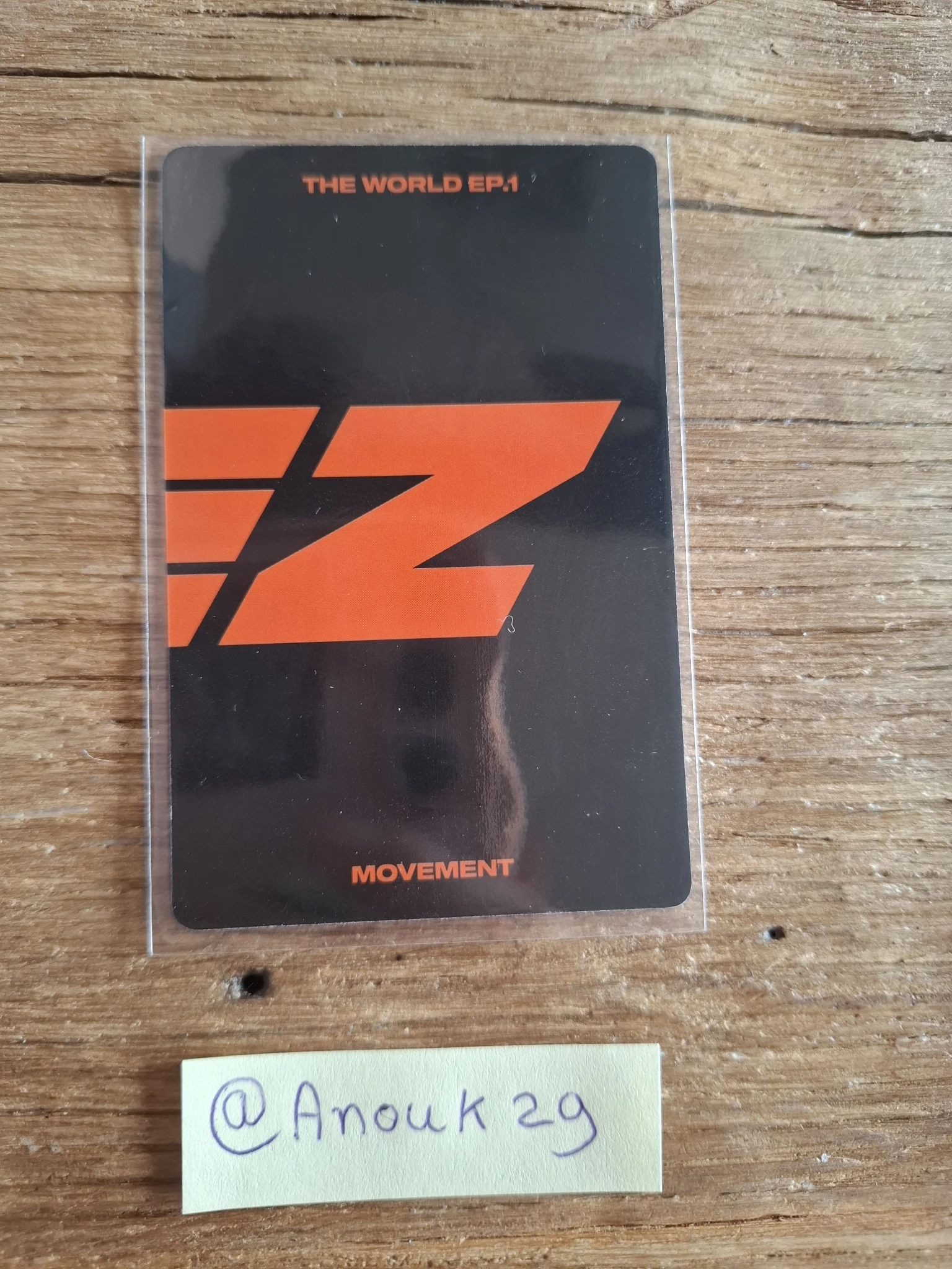ATEEZ Jongho ATEEZ - Jongho - THE WORLD EP.1 : MOVEMENT Album album photocard Z version limited version listing photo 2