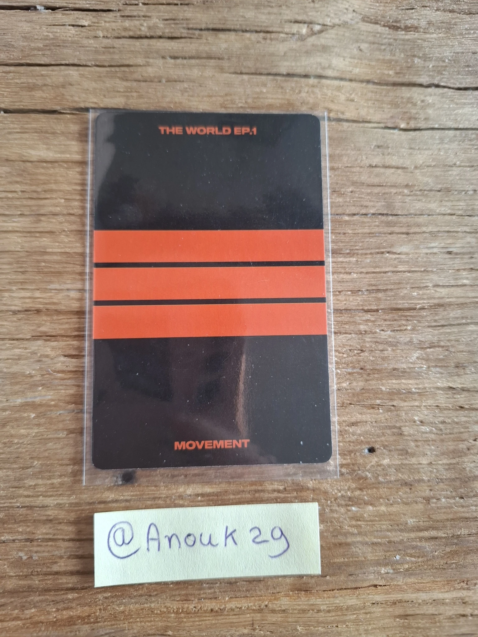 ATEEZ Yunho ATEEZ - Yunho - THE WORLD EP.1 : MOVEMENT Album album photocard Z version limited version listing photo 2
