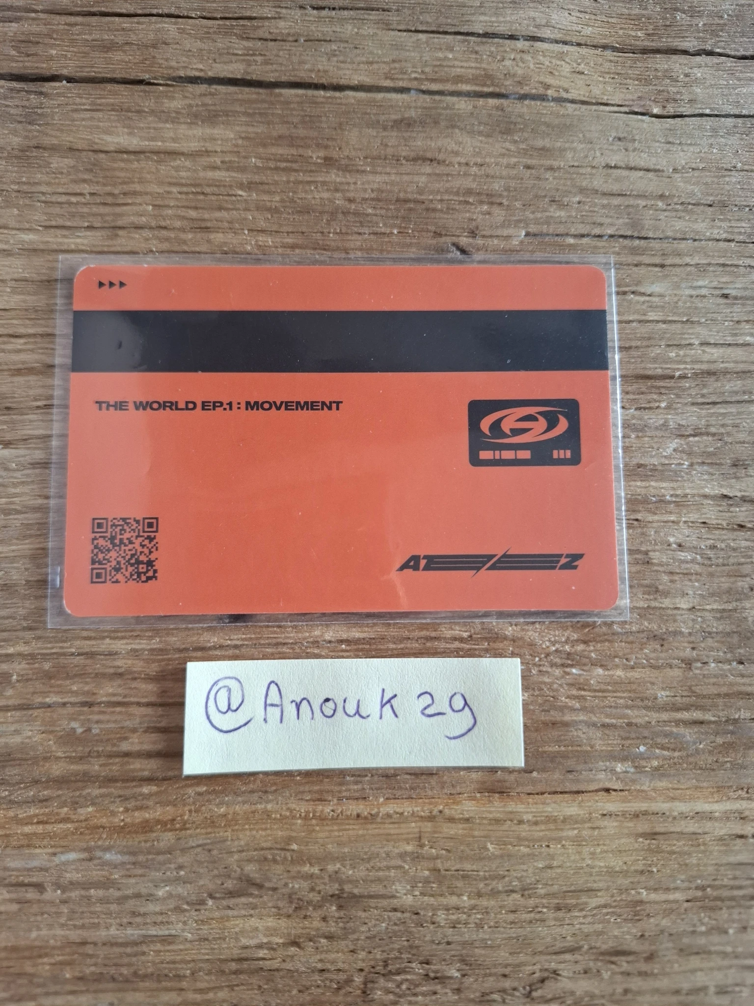 ATEEZ Yeosang ATEEZ - Yeosang - THE WORLD EP.1 : MOVEMENT Album album photocard Z version id card listing photo 2