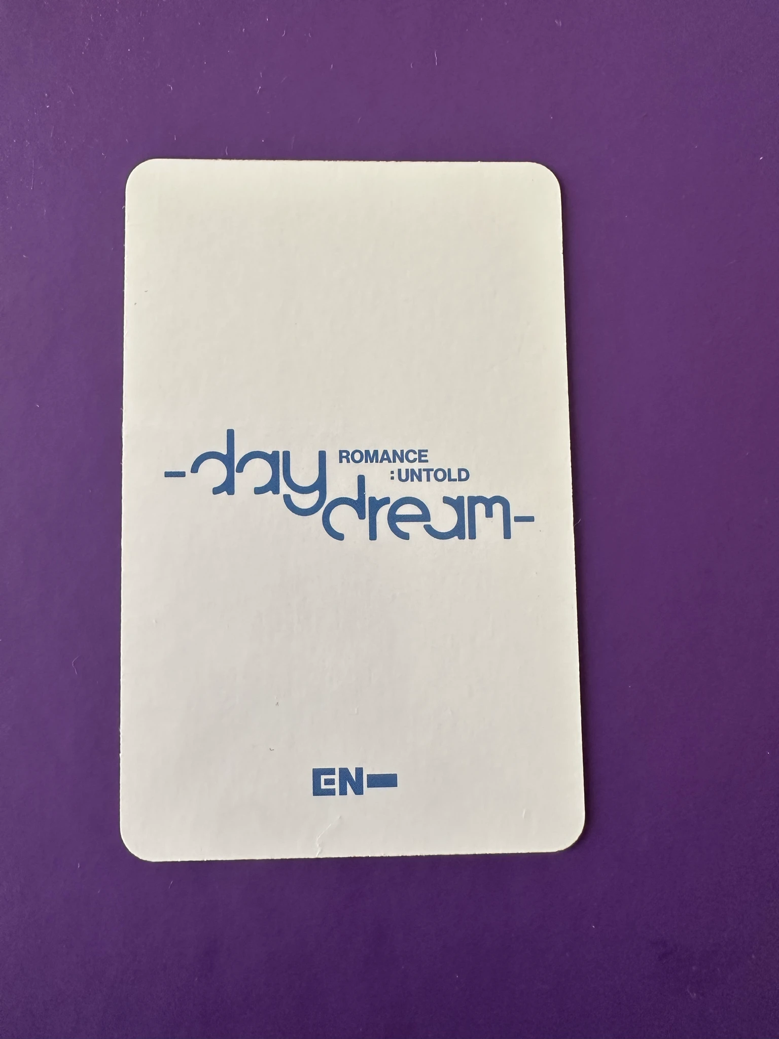 ENHYPEN Jungwon ENHYPEN - Jungwon - ROMANCE: UNTOLD-DAYDREAM- Album kpopmerch video call shopee listing photo 2