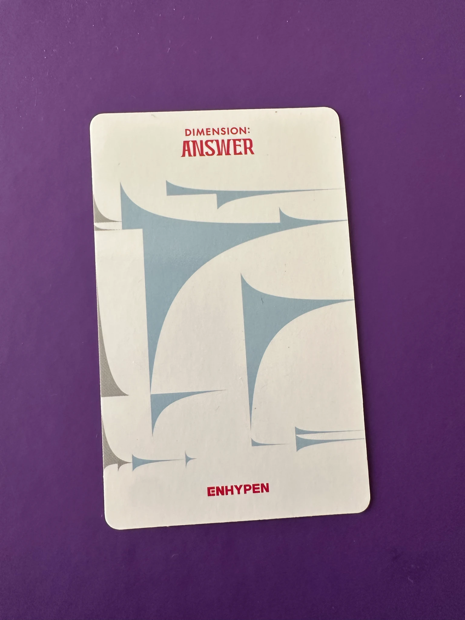 ENHYPEN Jungwon ENHYPEN - Jungwon - DIMENSION : ANSWER Album korean album album photocard yet version listing photo 2