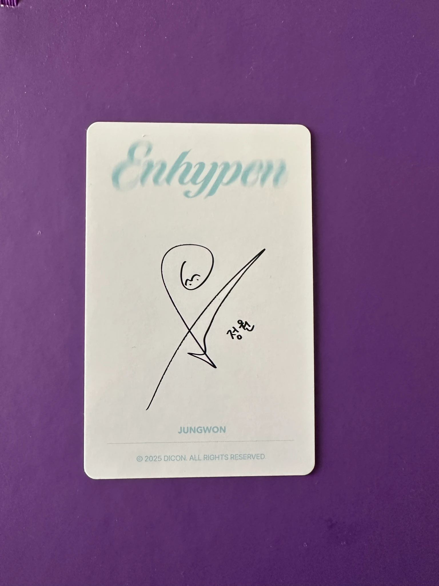 ENHYPEN Jungwon ENHYPEN - Jungwon - DICON ISSUE N°30 SPECIAL EDITION ENHYPEN GOLDEN AGE A TYPE Other photocard set listing photo 2