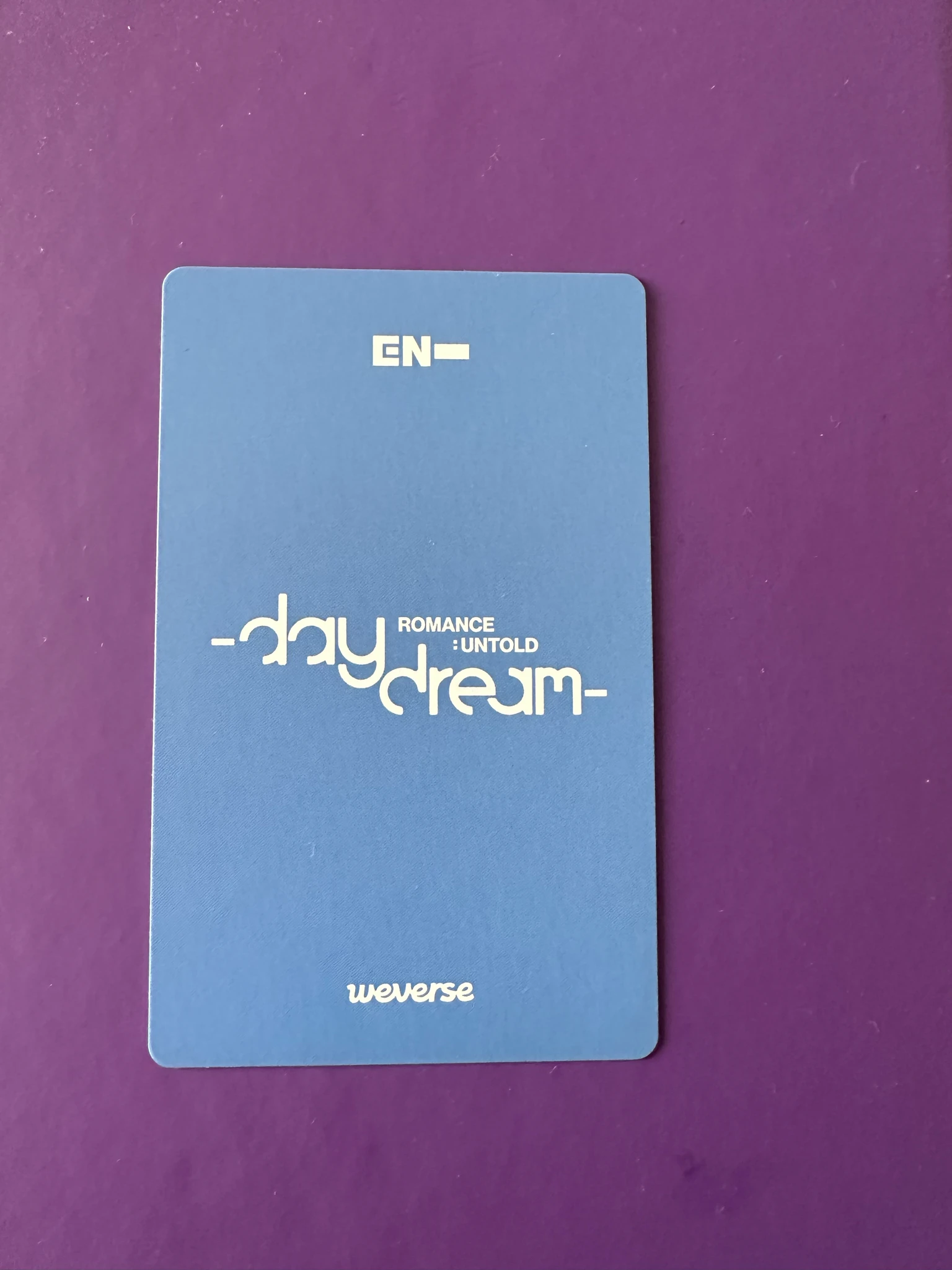 ENHYPEN Jungwon ENHYPEN - Jungwon - ROMANCE: UNTOLD-DAYDREAM- Album weverse shop global pop-up exclusive purchase benefit listing photo 2