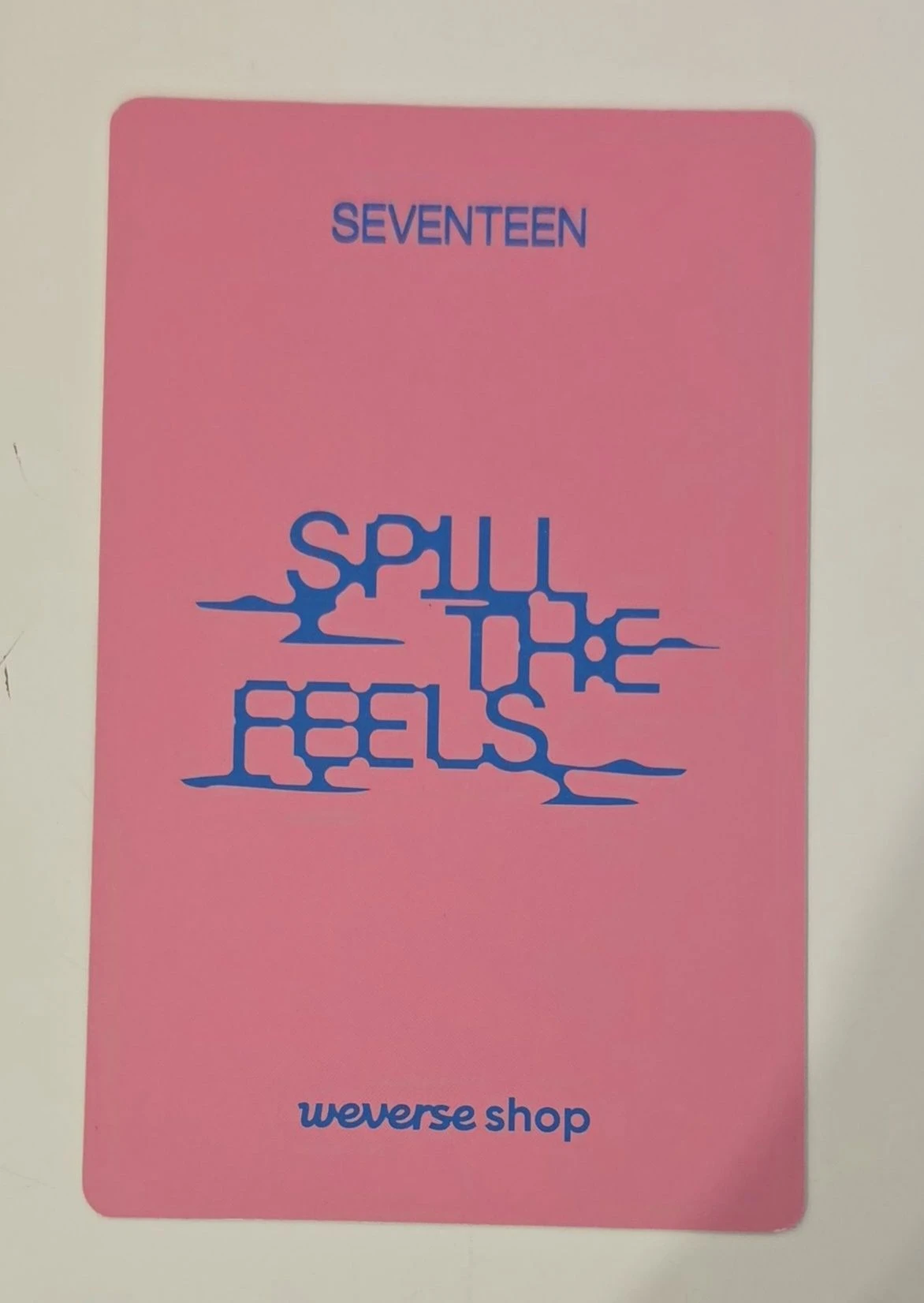 SEVENTEEN DK SEVENTEEN - DK - Spill the Feels Album weverse global shop (wvg) pob (pre-order benefit) listing photo 2