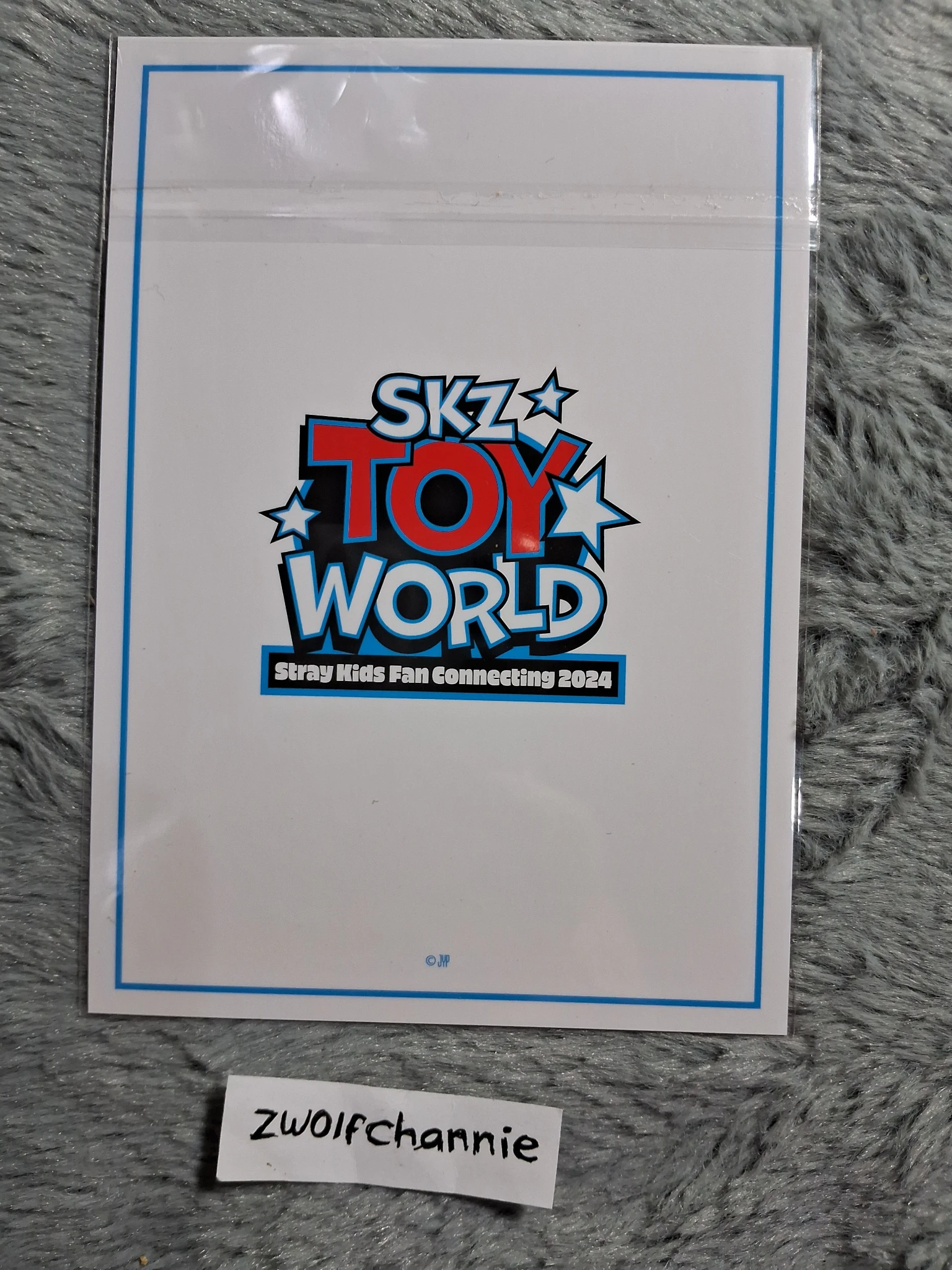 Stray Kids Bang Chan Stray Kids - Bang Chan - SKZ Toy World-Fan Connecting 2024 Event trading card merch inclusion listing photo 2