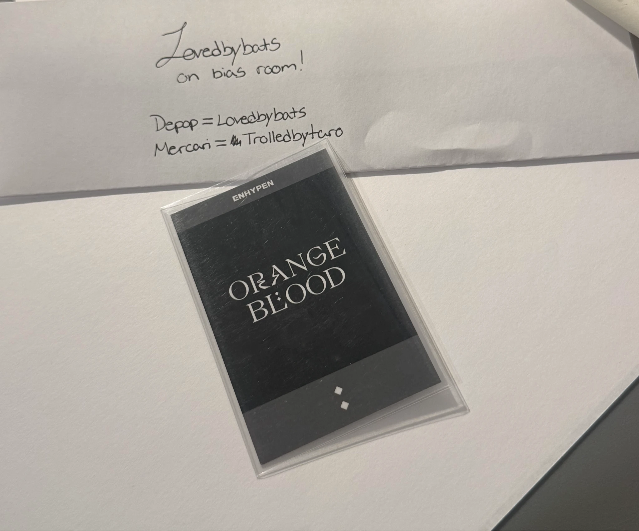ENHYPEN Jay ENHYPEN - Jay - ORANGE BLOOD Album yizhiyu macau lucky draw listing photo 2