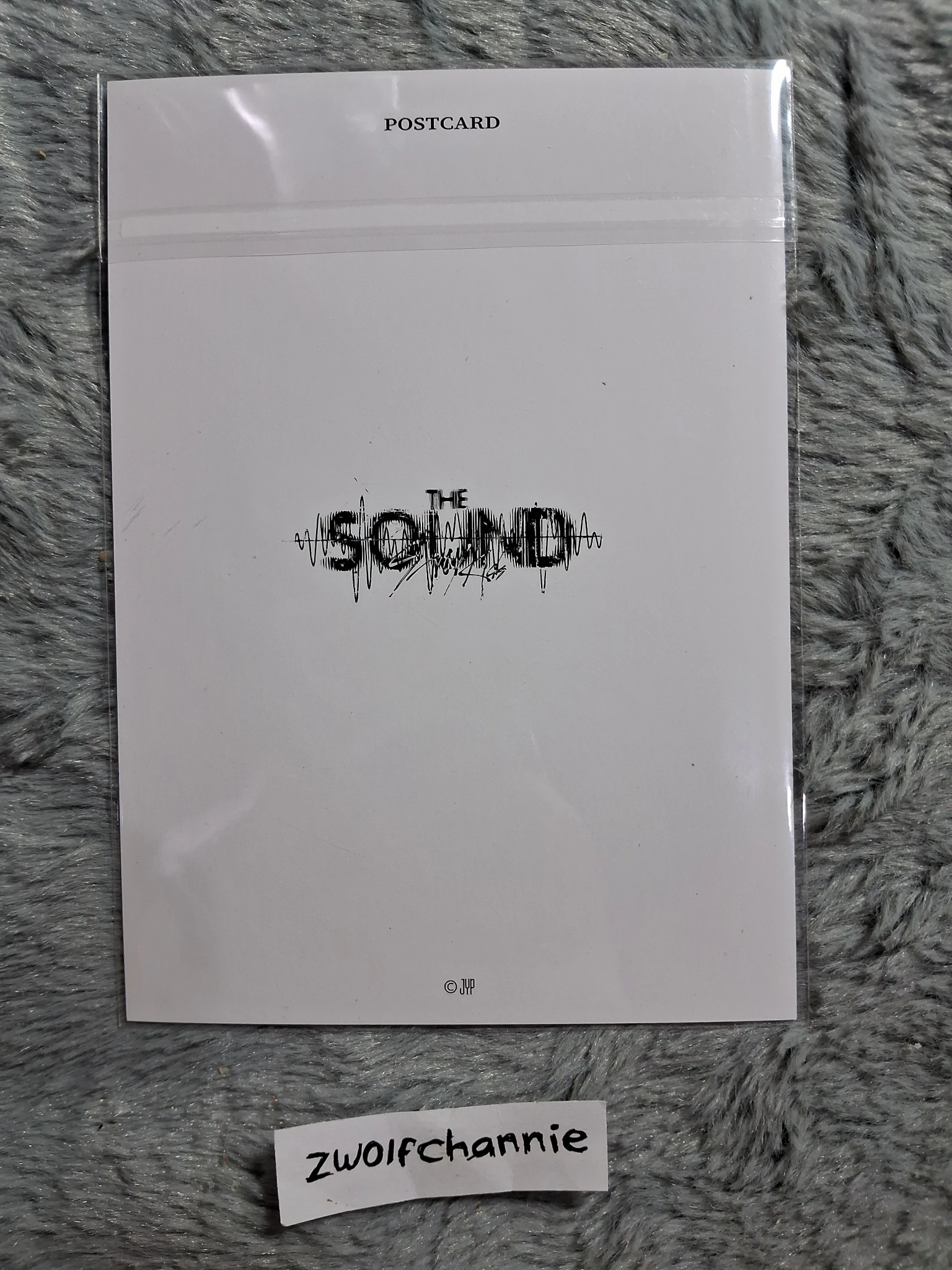 Stray Kids Bang Chan Stray Kids - Bang Chan - The Sound Album postcard merch inclusion A version item set pop-up white day shibuya109 listing photo 2