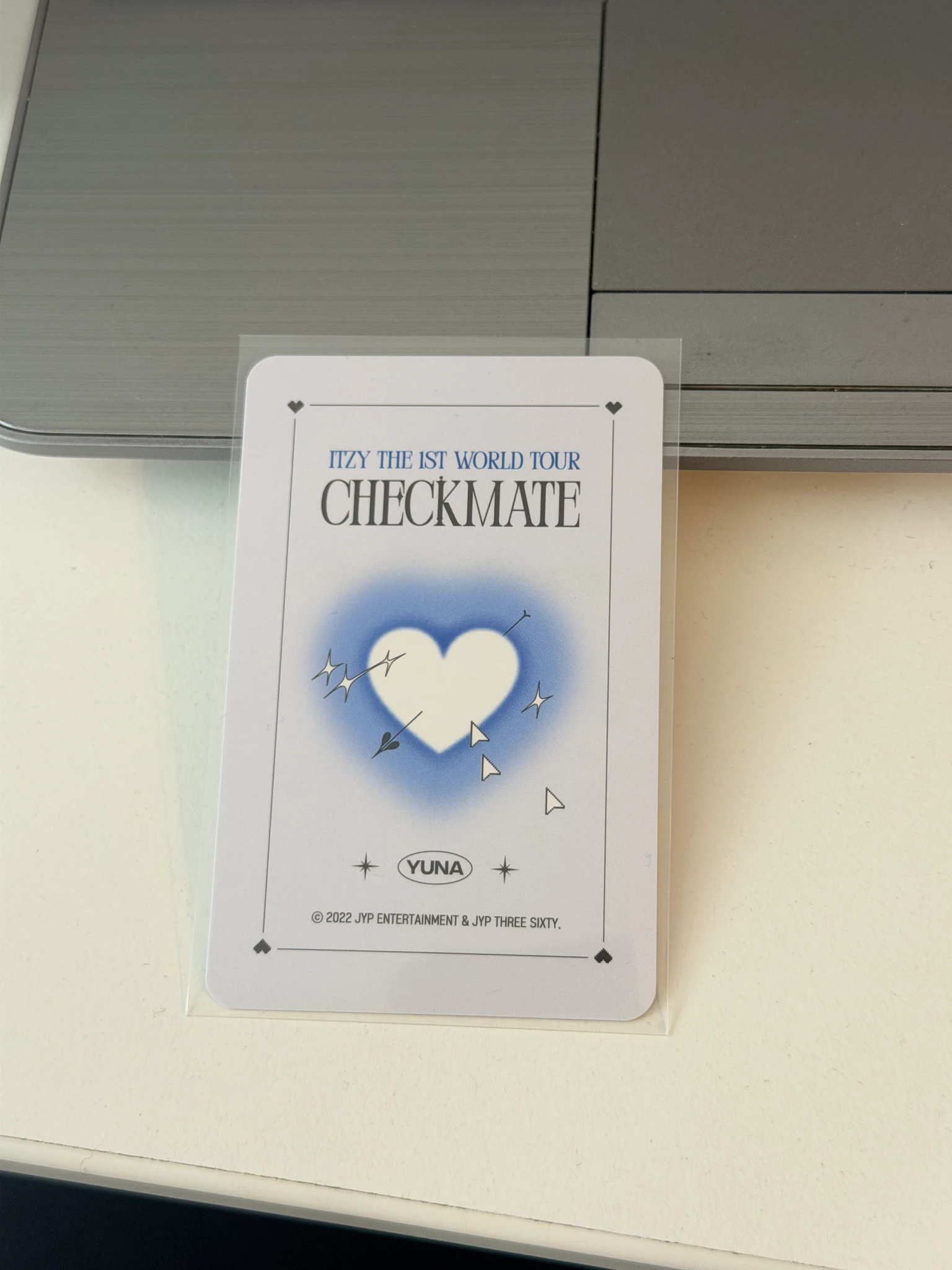 ITZY Yuna ITZY - Yuna - ITZY The 1st World Tour 'Checkmate' Event concept photocard trading card listing photo 2