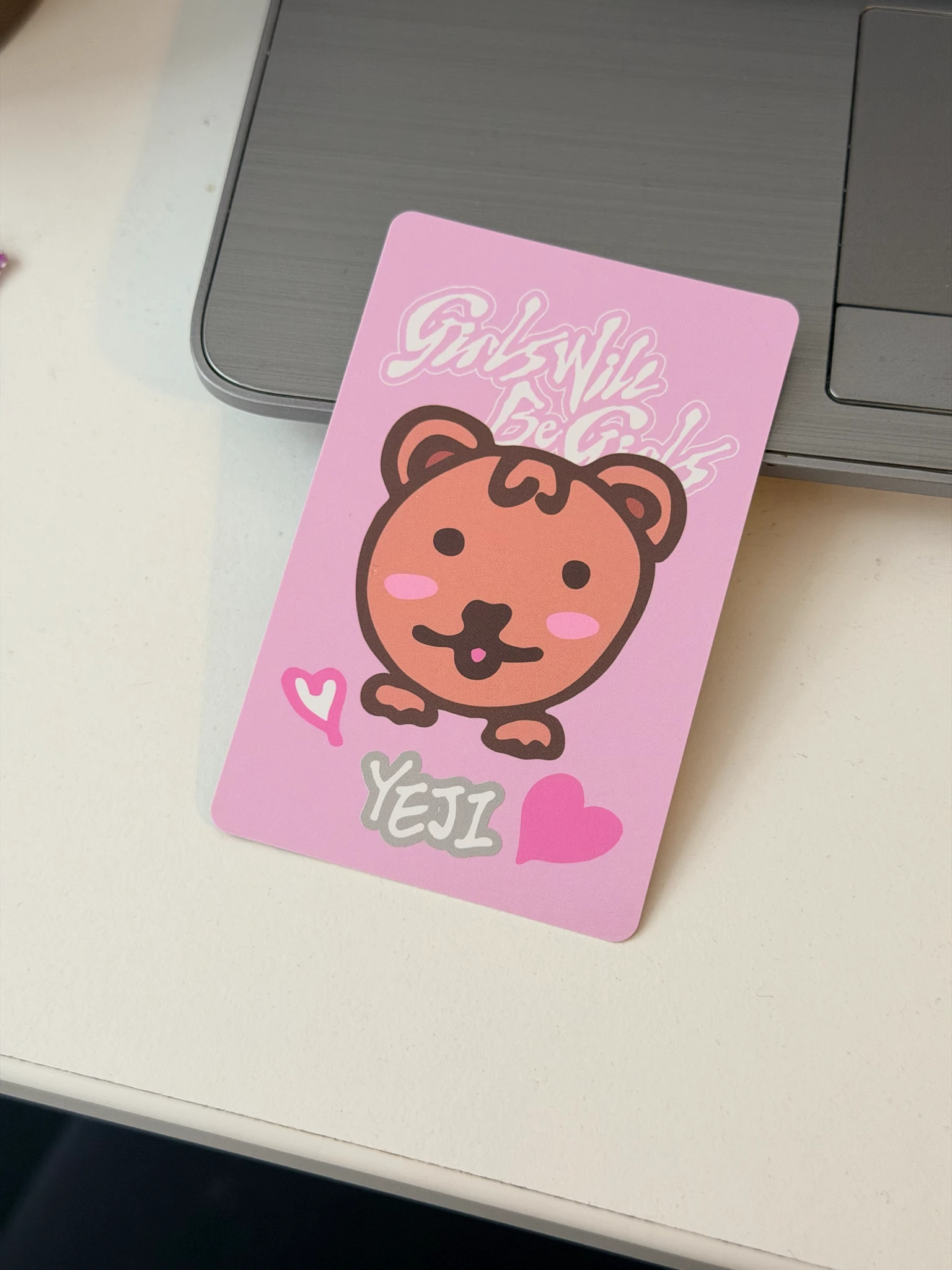 ITZY Yeji ITZY - Yeji - Girls Will Be Girls Album makestar pop-up store merch photocard trading card listing photo 2