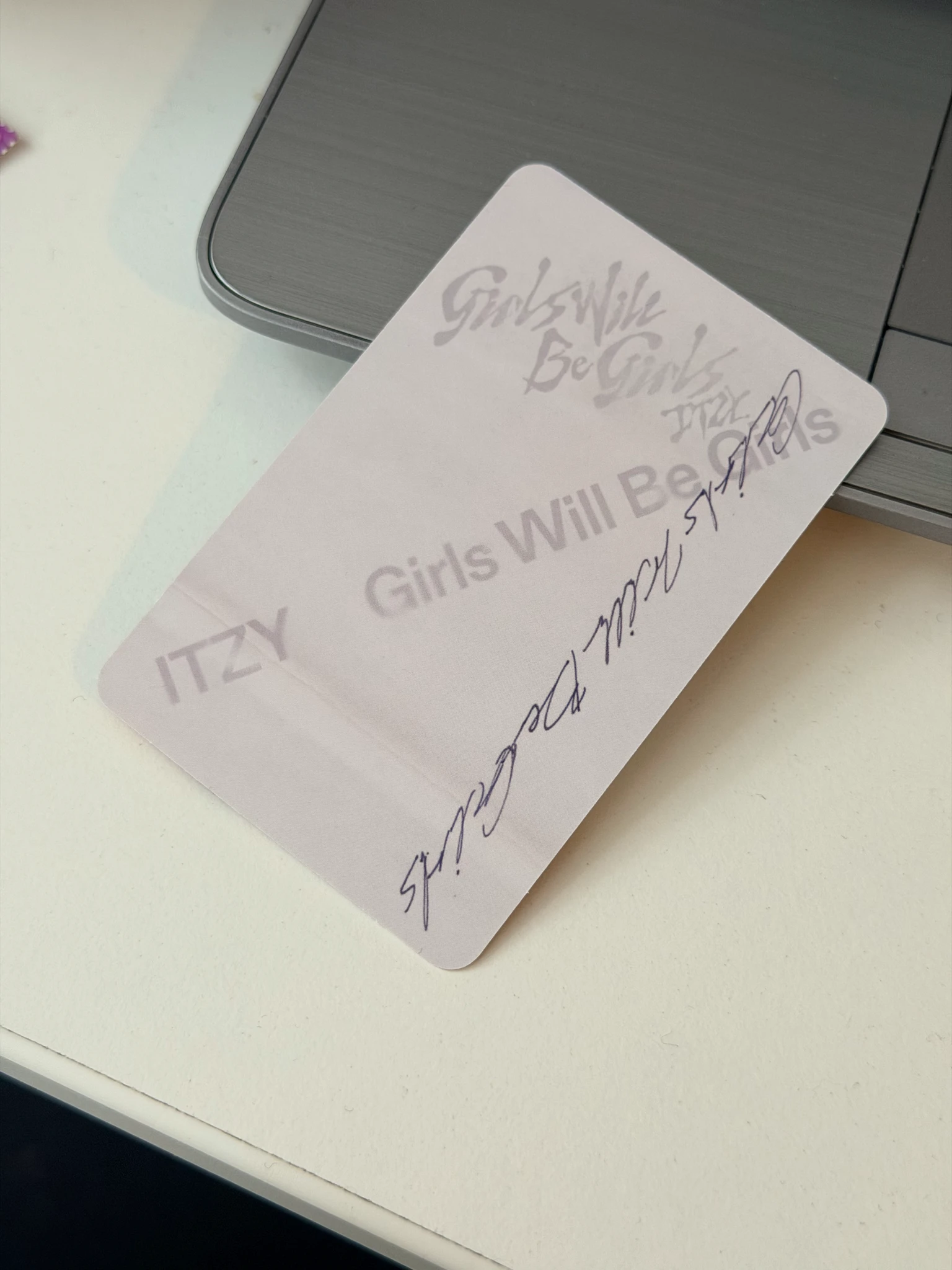 ITZY Yeji ITZY - Yeji - Girls Will Be Girls Album album photocard pre-order benefit special ver. A ver. B ver. listing photo 2