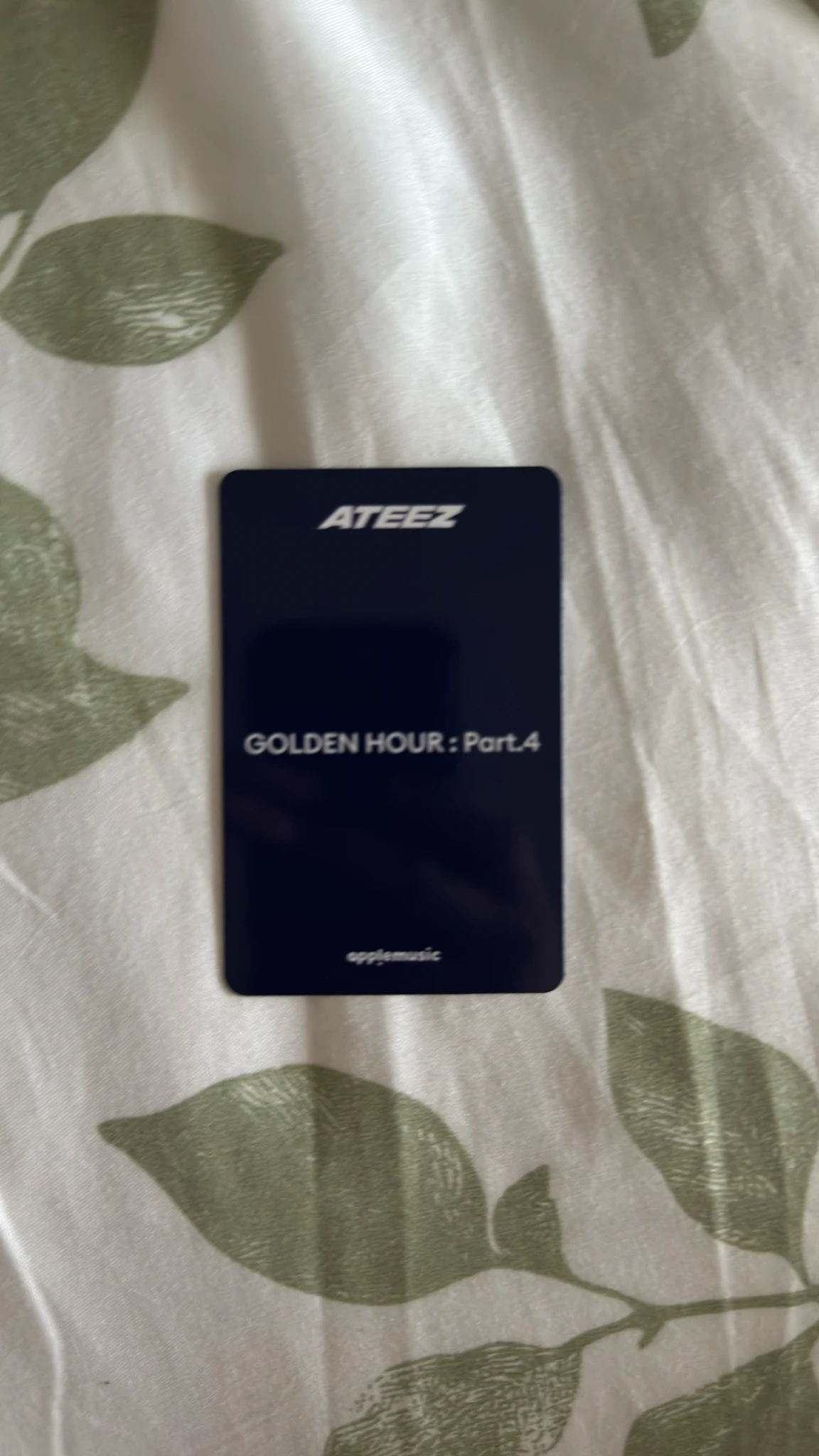 ATEEZ Hongjoong ATEEZ - Hongjoong - Golden Hour : Part.4 Album apple music pob (pre-order benefit) round 1 photobook version FPO listing photo 2