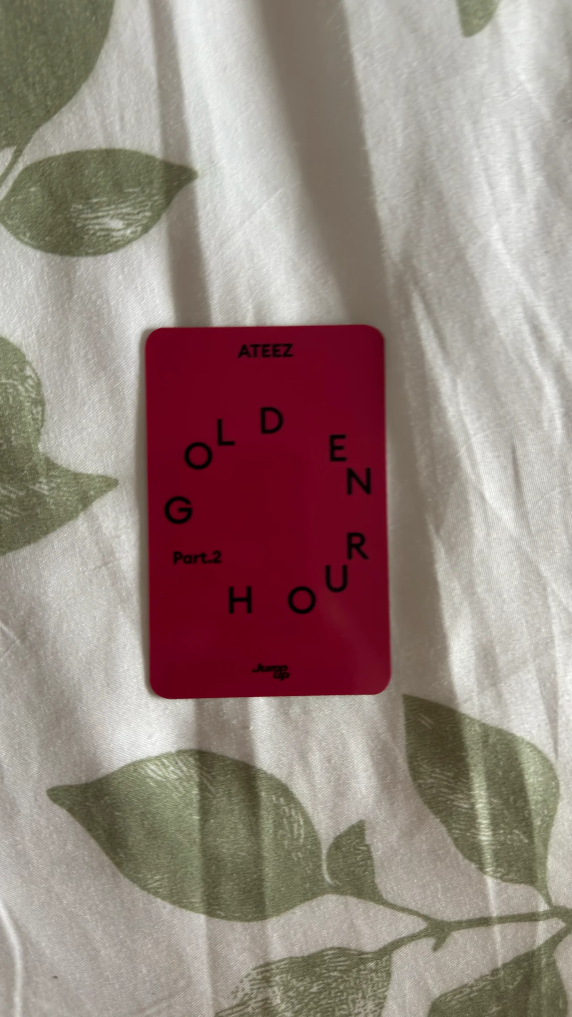 ATEEZ Yeosang ATEEZ - Yeosang - Golden Hour : Part 2 Album jump up pre-order benefit (pob) listing photo 2
