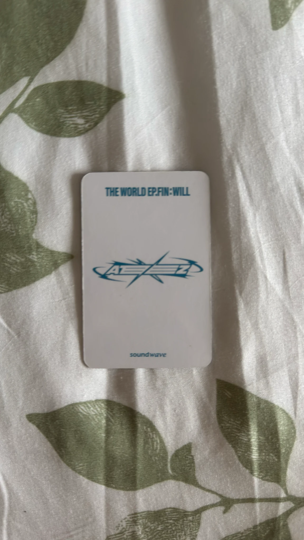 ATEEZ Yeosang ATEEZ - Yeosang - THE WORLD EP.FIN: WILL Album soundwave digipack version listing photo 2