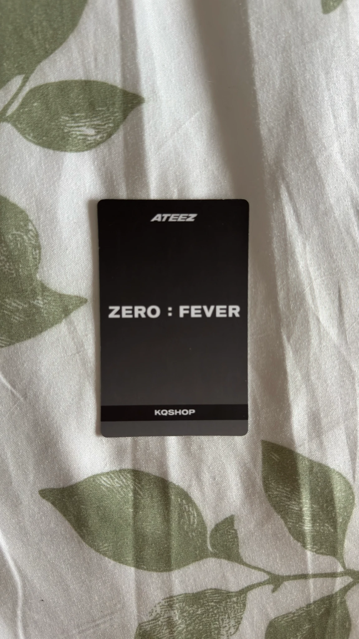 ATEEZ Yeosang ATEEZ - Yeosang - ZERO : FEVER Part.1 Album pob (pre-order benefit) kq shop platform version listing photo 2