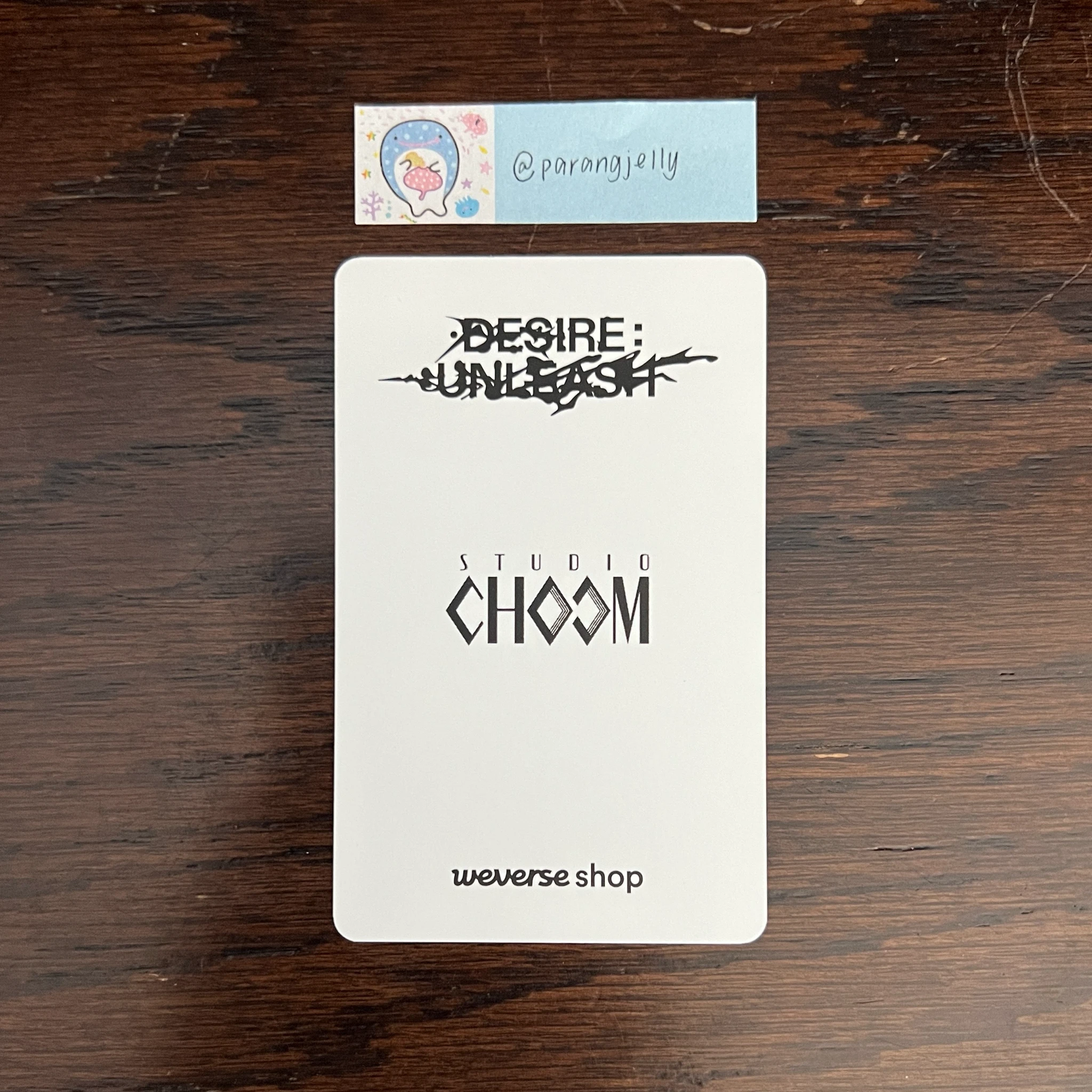 ENHYPEN Jungwon ENHYPEN - Jungwon - DESIRE: UNLEASH Album studio choom pre-order benefit (pob) engene version listing photo 2