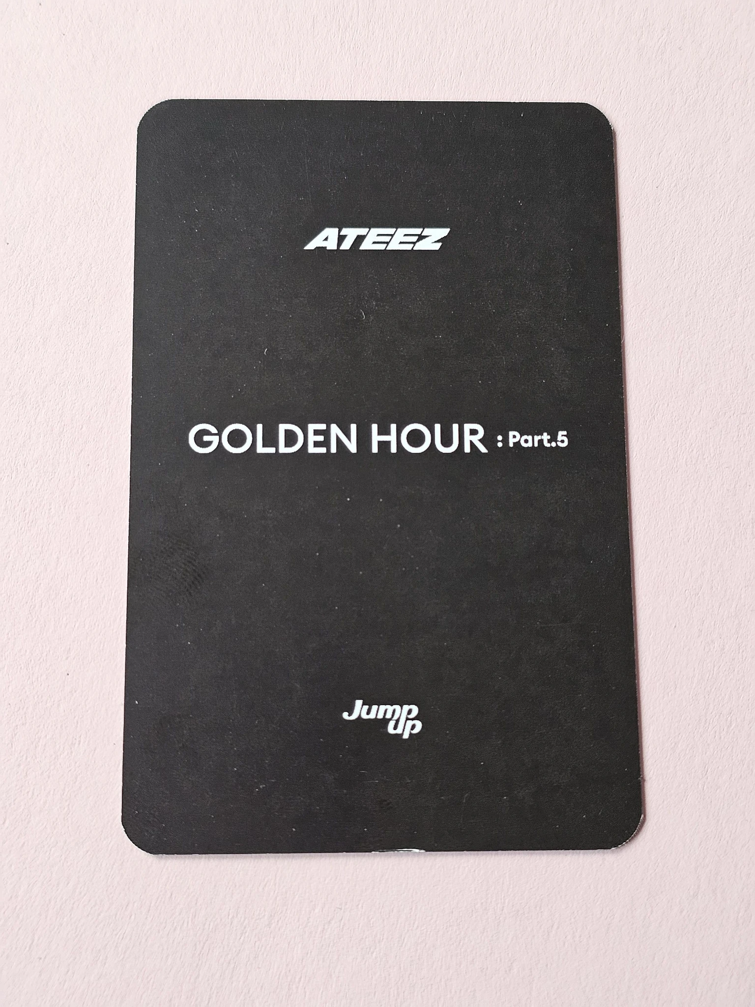 ATEEZ San ATEEZ - San - GOLDEN HOUR : Part.5 Album jump up lucky draw (LD) lenticular version 2 listing photo 2