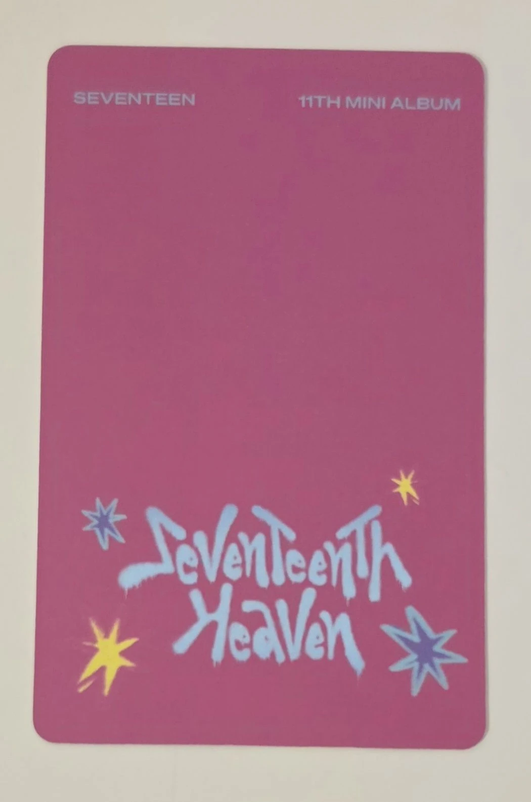SEVENTEEN DK SEVENTEEN - DK - Seventeenth Heaven Album pob (pre-order benefit) youtube gift listing photo 2