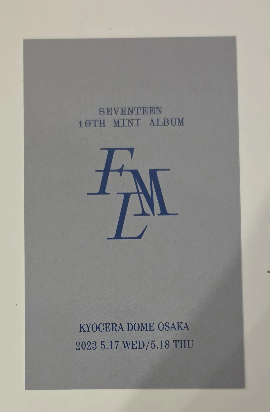 SEVENTEEN DK SEVENTEEN - DK - 2023 JAPAN FANMEETING [LOVE] Event venue-limited japan listing photo 2