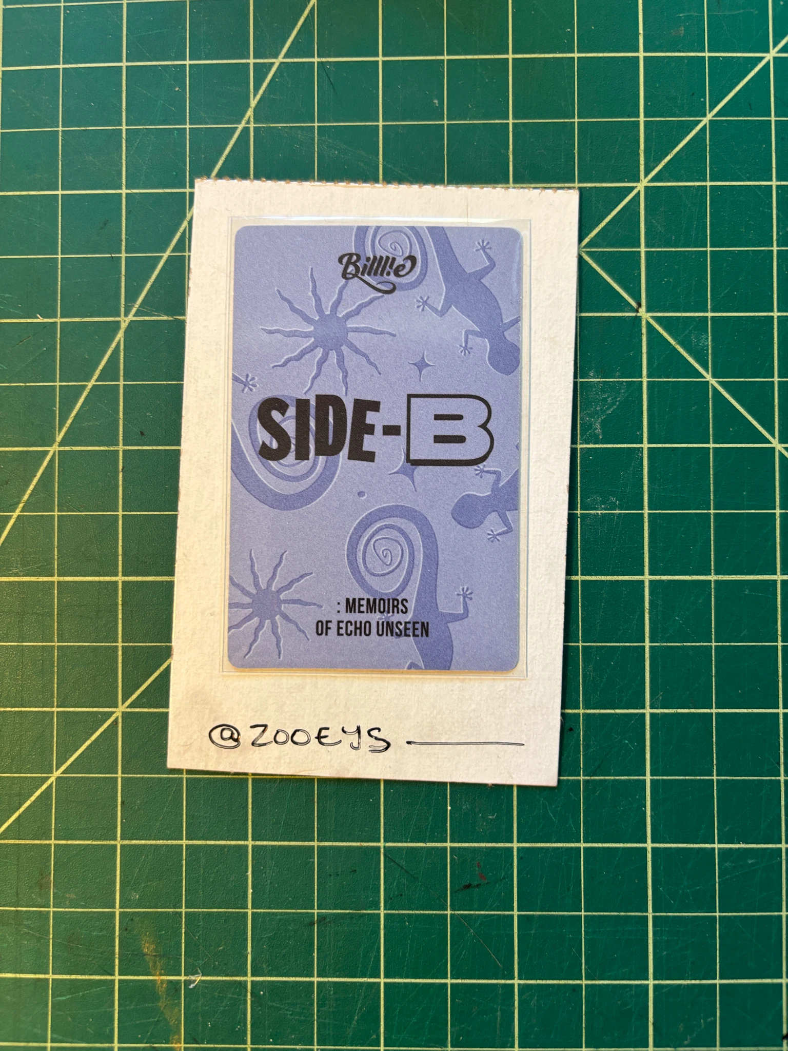 Billlie Haram Billlie - Haram - side-B : memoirs of echo unseen Album blue version album photocard listing photo 2
