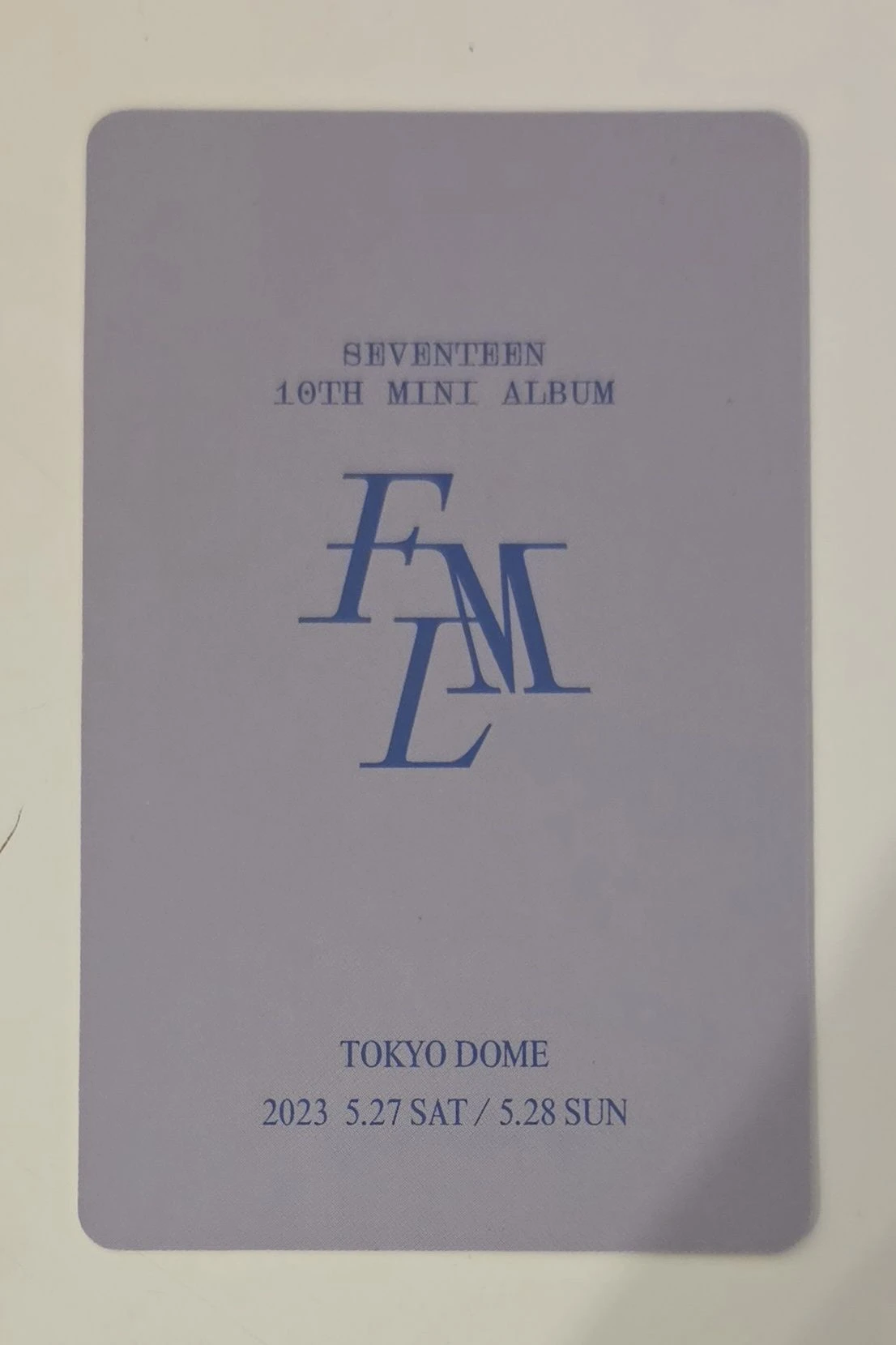 SEVENTEEN DK SEVENTEEN - DK - 2023 JAPAN FANMEETING [LOVE] Event weverse global shop (wvg) holographic (hologram) purchase benefit tokyo listing photo 2