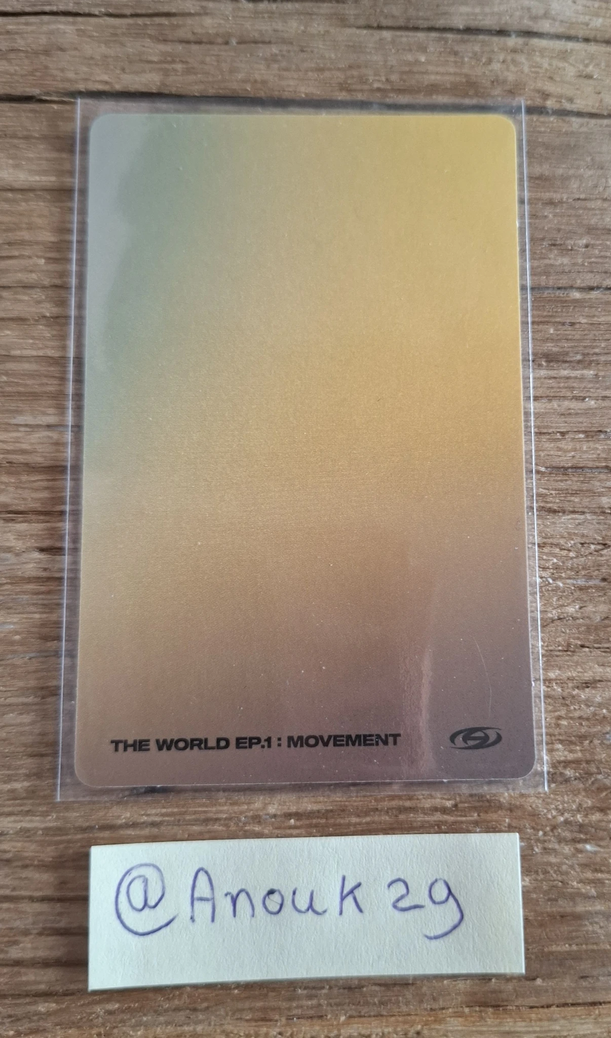 ATEEZ Yunho ATEEZ - Yunho - THE WORLD EP.1 : MOVEMENT Album album photocard diary version version 2 listing photo 2