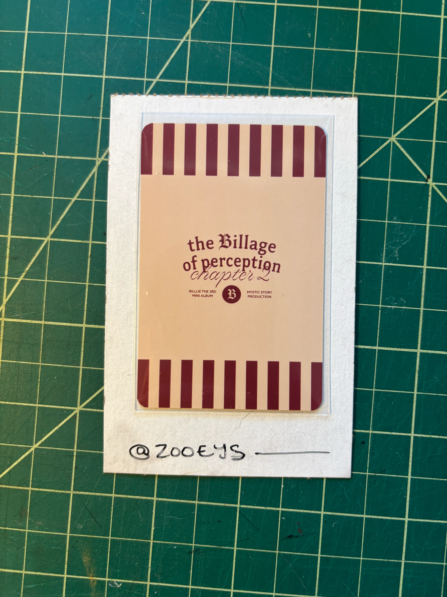 Billlie Siyoon Billlie - Siyoon - The Billage of Perception: Chapter Two Album mane version album photocard listing photo 2