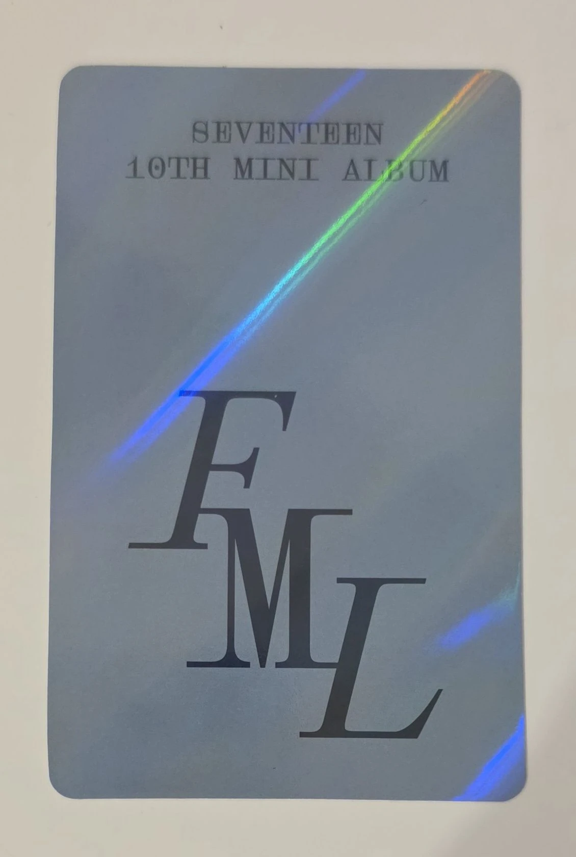 SEVENTEEN DK SEVENTEEN - DK - FML Album kmstation pob (pre-order benefit) round 1 holographic (hologram) listing photo 2