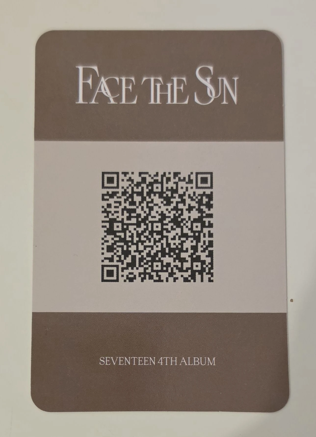 SEVENTEEN DK SEVENTEEN - DK - Face the Sun Album withfans / yizhiyu (yzy) fansign F version listing photo 2