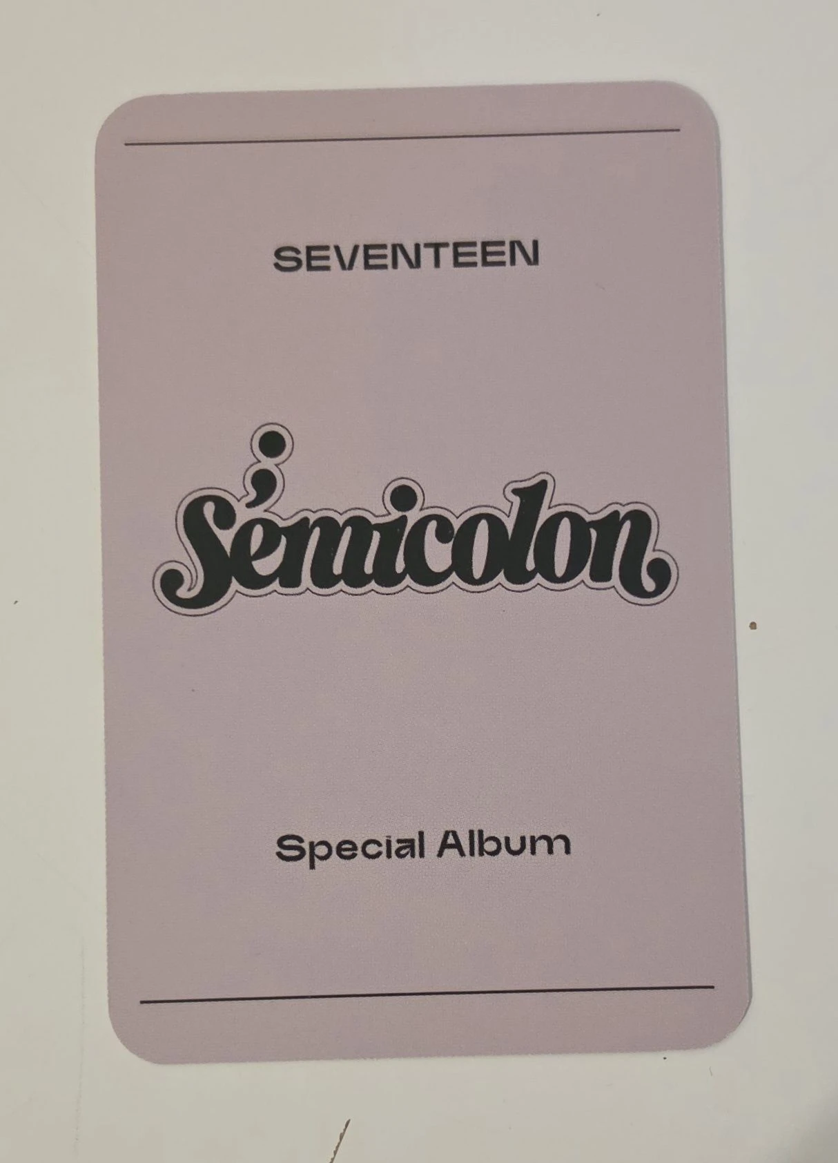 SEVENTEEN DK SEVENTEEN - DK - Semicolon Album pob (pre-order benefit) beatroad joeun music listing photo 2