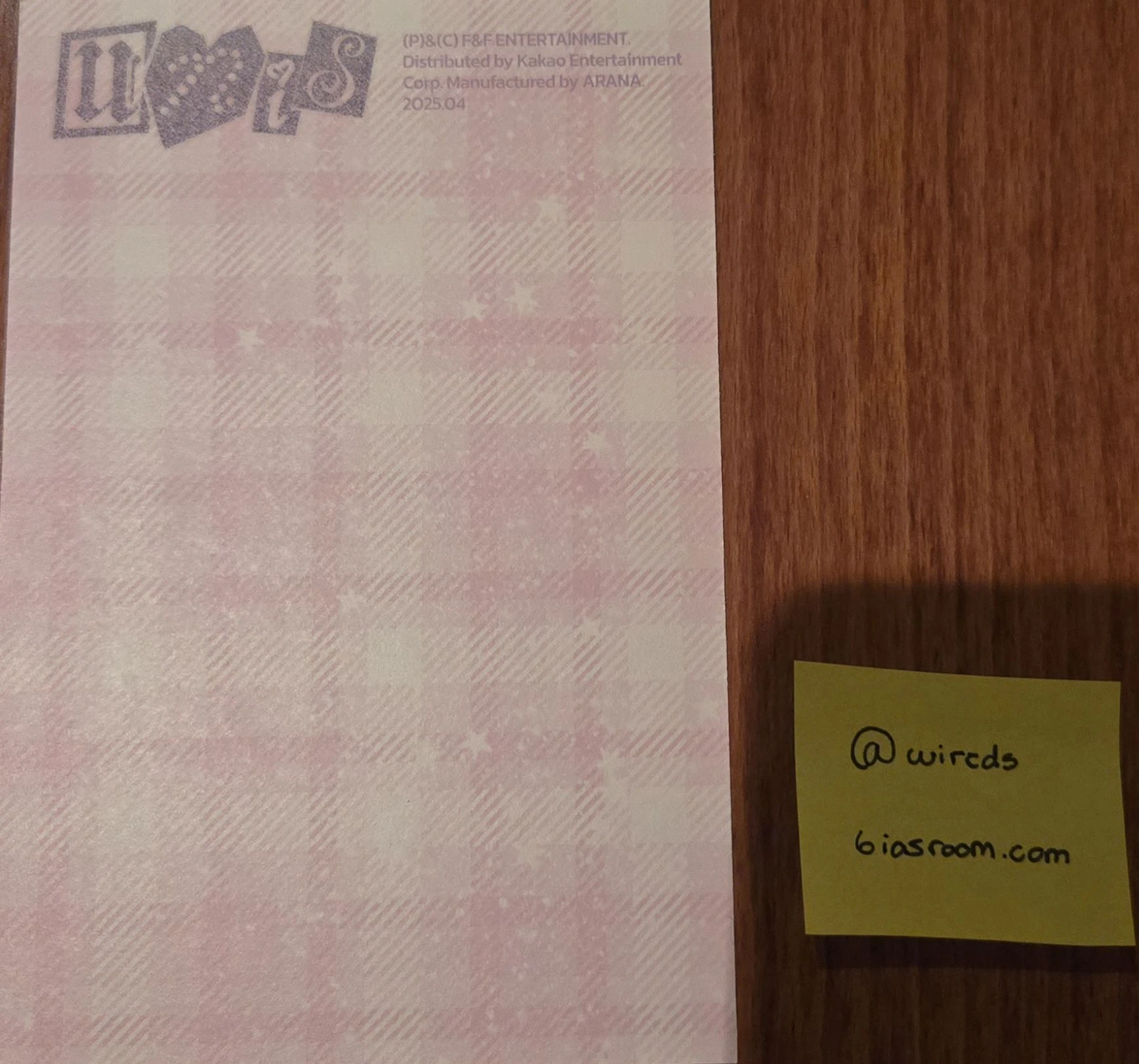UNIS Hyeonju UNIS - Hyeonju - SWICY Album album inclusion postcard listing photo 2