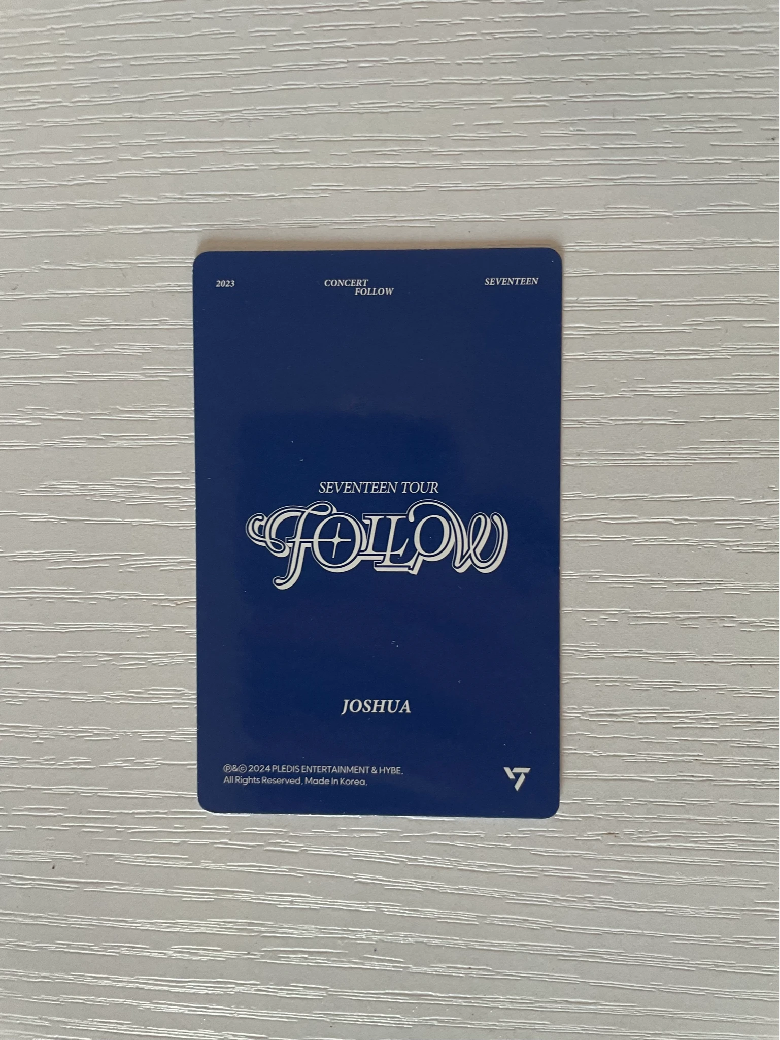 SEVENTEEN Joshua SEVENTEEN - Joshua - Follow Tour Event digicode version seoul listing photo 2