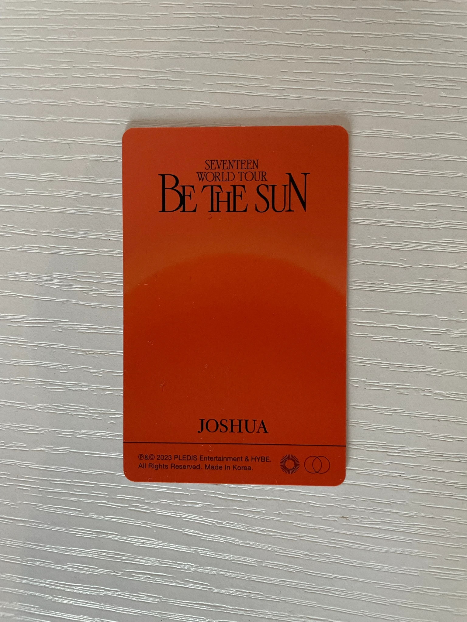 SEVENTEEN Joshua SEVENTEEN - Joshua - [BE THE SUN] World Tour Event weverse vod listing photo 2