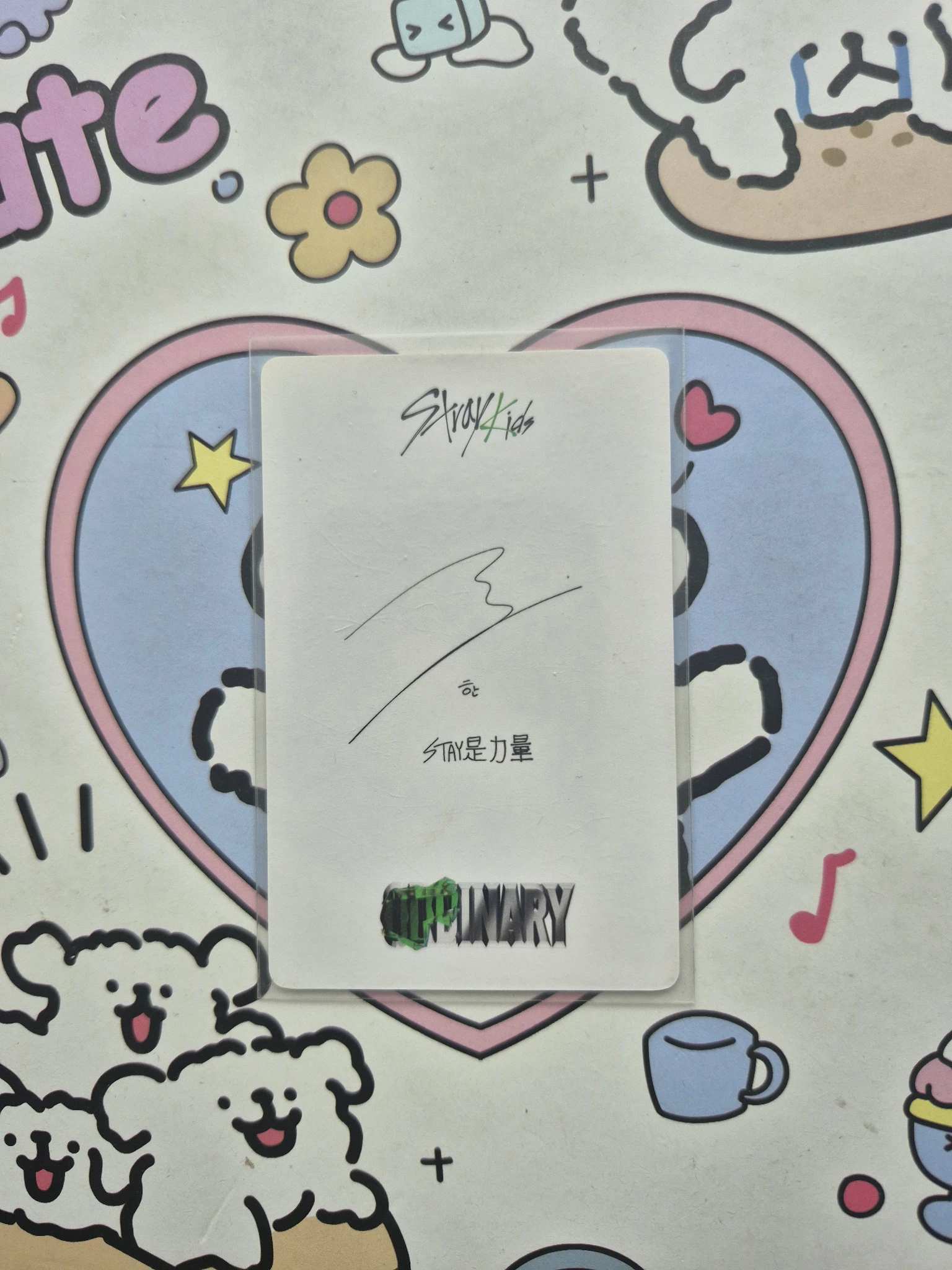 Stray Kids HAN Stray Kids - HAN - Oddinary Album pre-order benefit (pob) yizhiyu listing photo 2