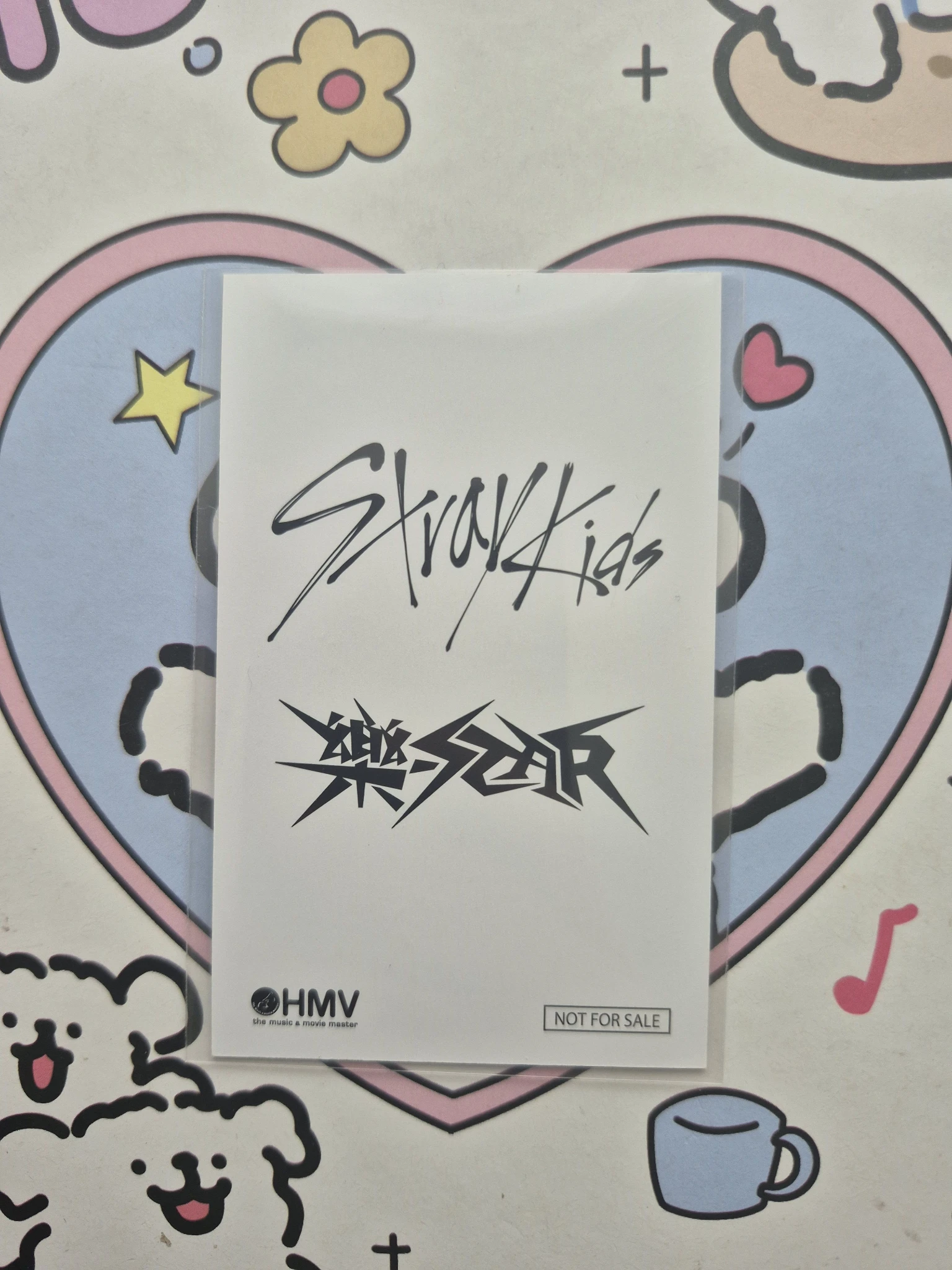 Stray Kids Felix Stray Kids - Felix - Rock-Star Album pre-order benefit (pob) hmv glitter version listing photo 2
