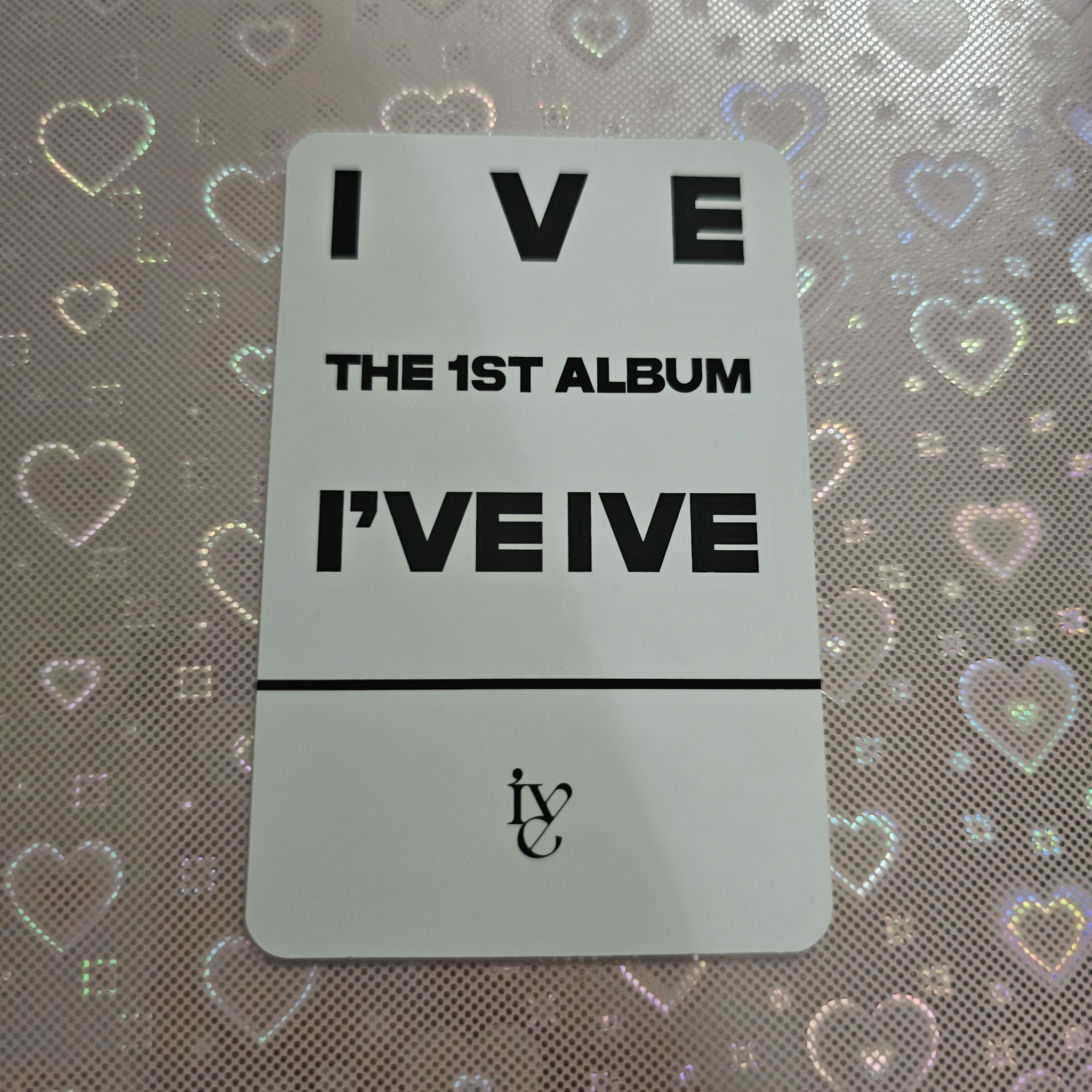 IVE Yujin IVE - Yujin - I've IVE Album lucky draw (LD) soundwave listing photo 2