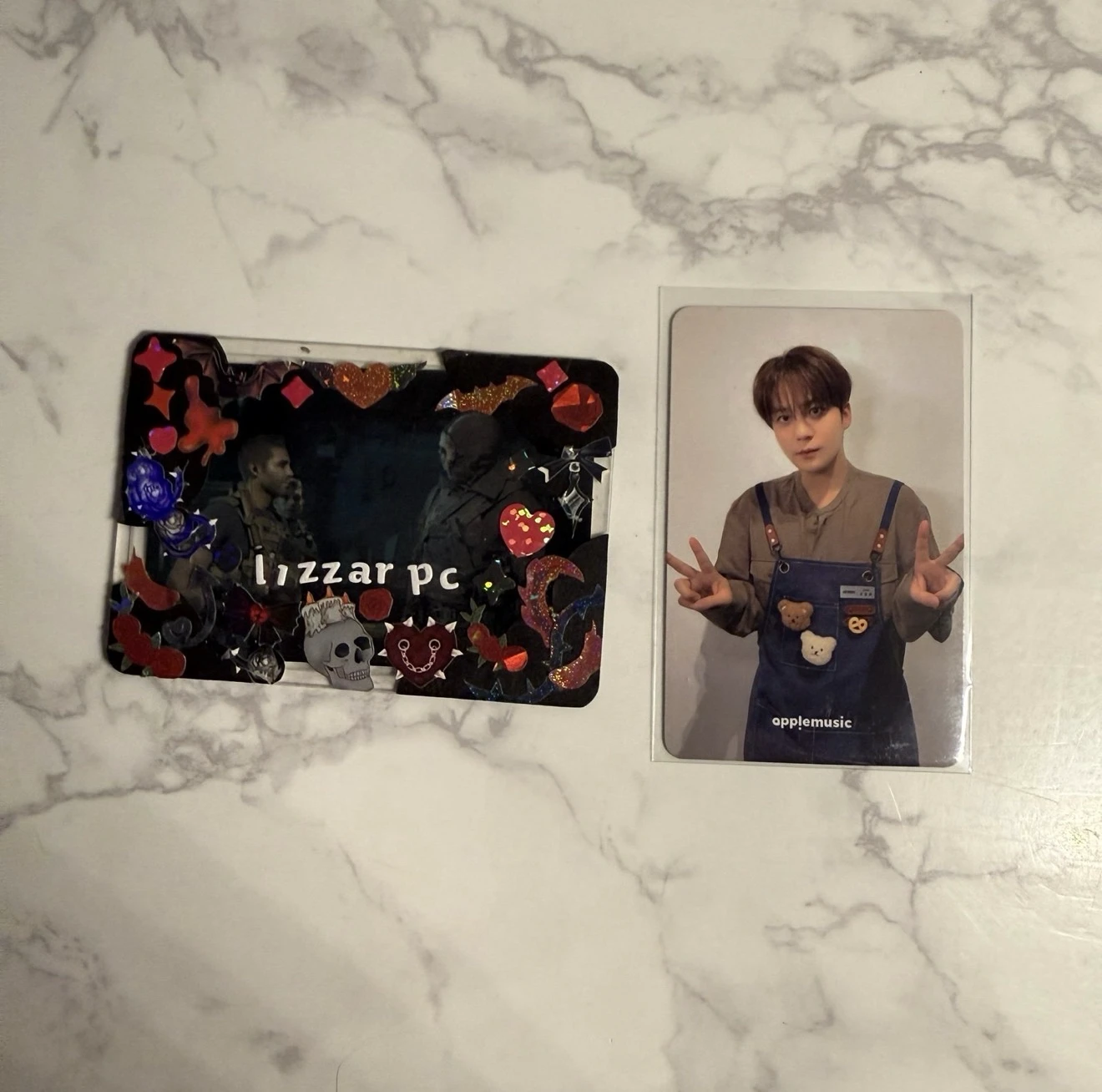ATEEZ Jongho ATEEZ - Jongho - GOLDEN HOUR : Part.5 Album apple music round 2 double-sided video call (fancall) fansign listing photo 2
