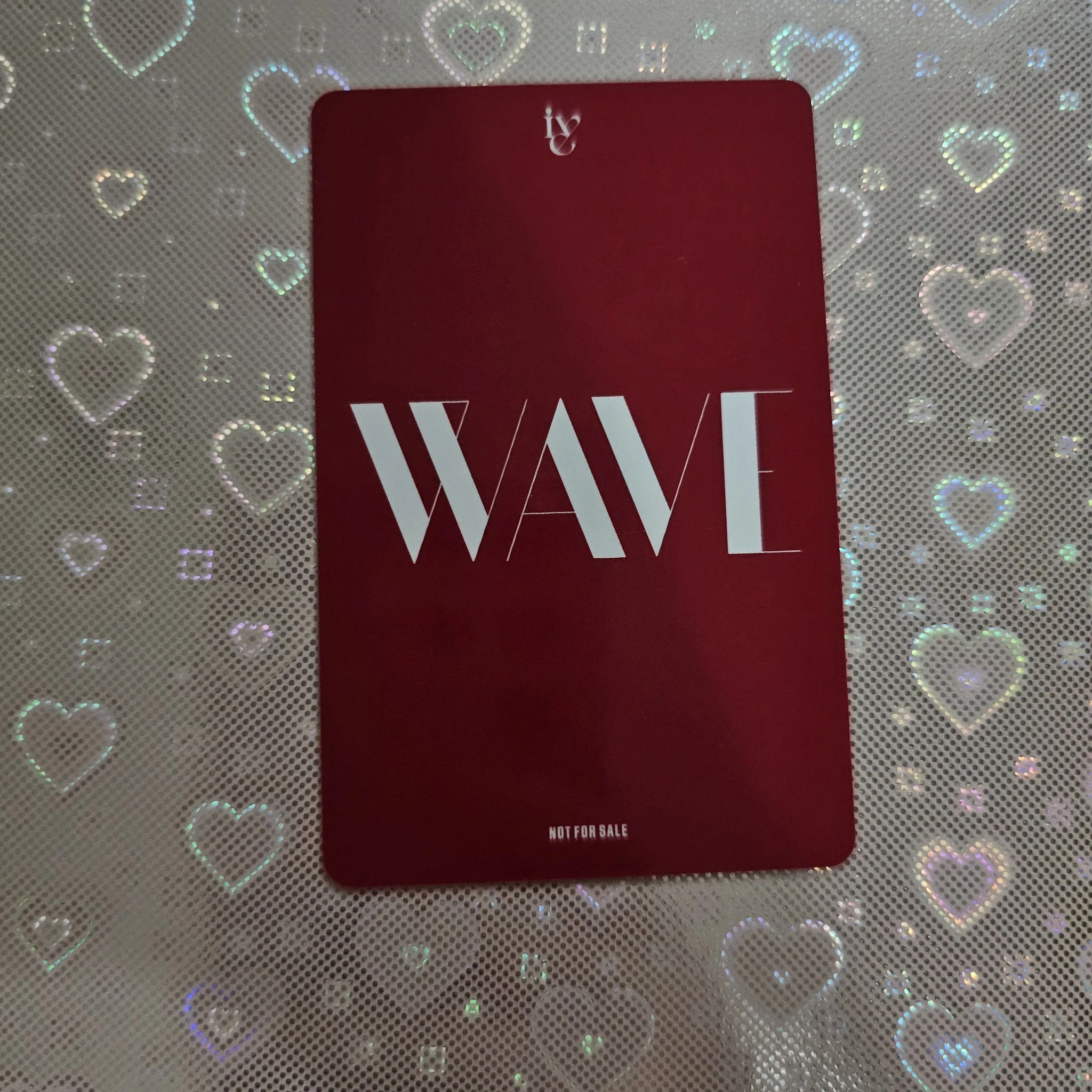 IVE Leeseo IVE - Leeseo - WAVE Album pob (pre-order benefit) tower records concept photocard B version listing photo 2