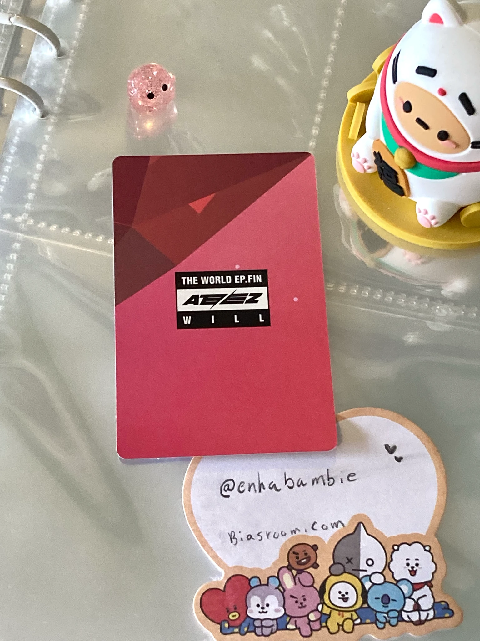 ATEEZ Jongho ATEEZ - Jongho - THE WORLD EP.FIN: WILL Album barnes & noble exclusive pob (pre-order benefit) listing photo 2