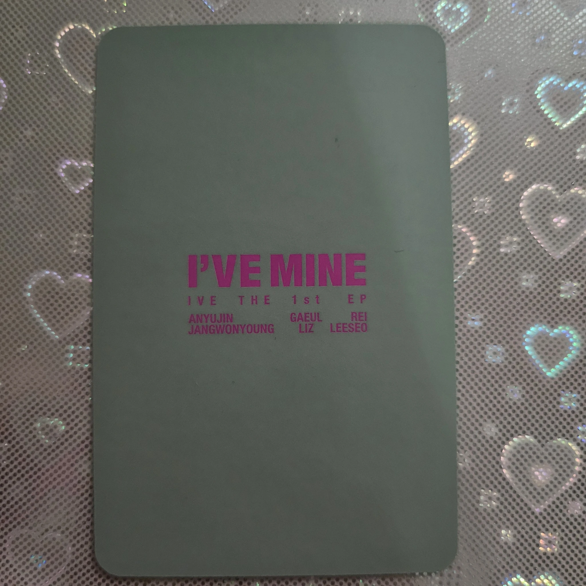 IVE Leeseo IVE - Leeseo - I've Mine Album baddie version album photocard listing photo 2