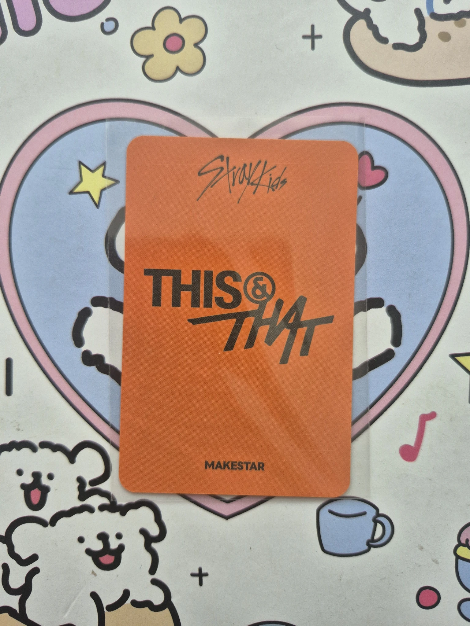 Stray Kids Bang Chan Stray Kids - Bang Chan - This & That Album pob (pre-order benefit) makestar holographic (hologram) listing photo 2