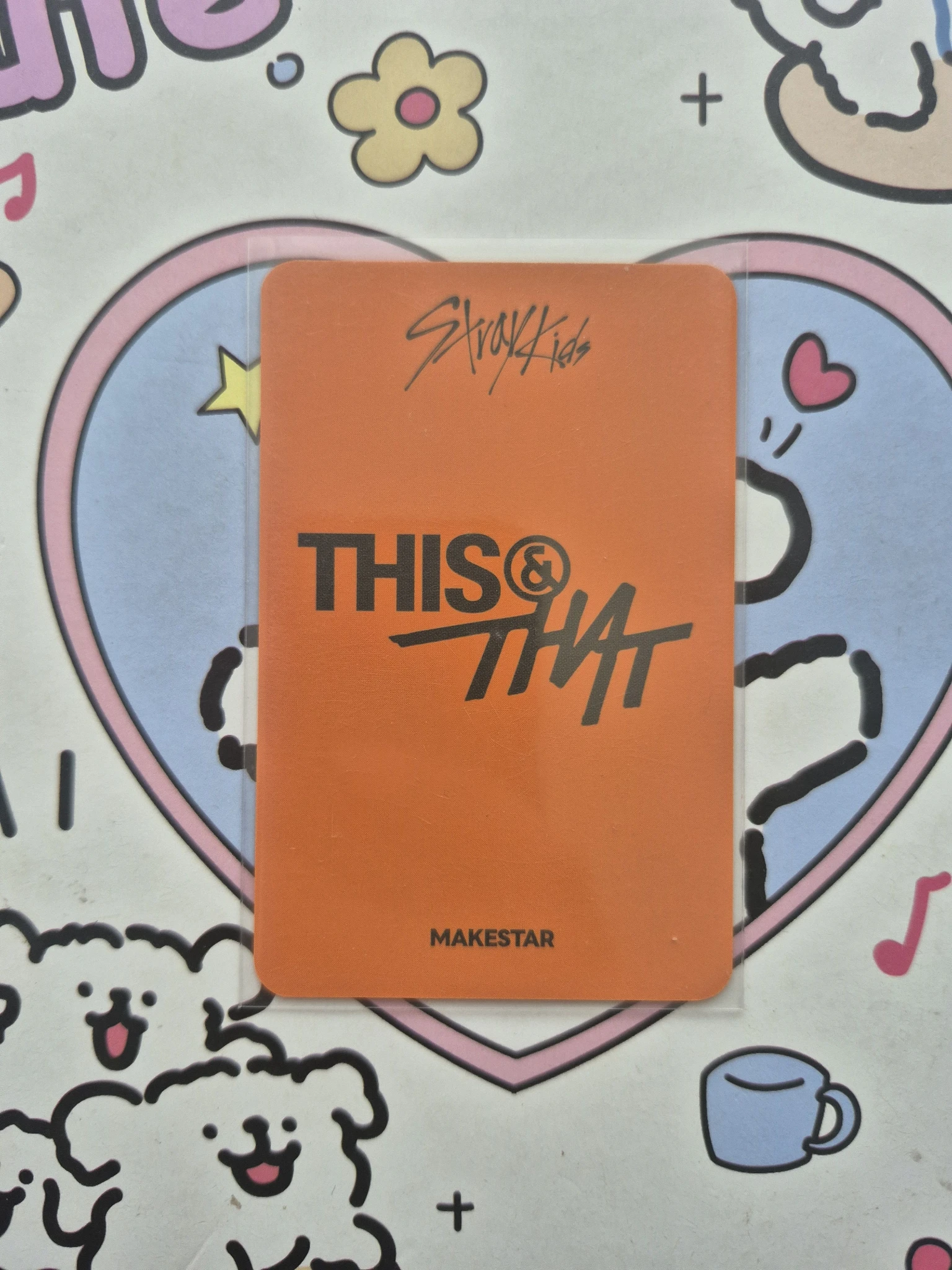 Stray Kids HAN Stray Kids - HAN - THIS & THAT Album makestar pob (pre-order benefit) holographic (hologram) listing photo 2